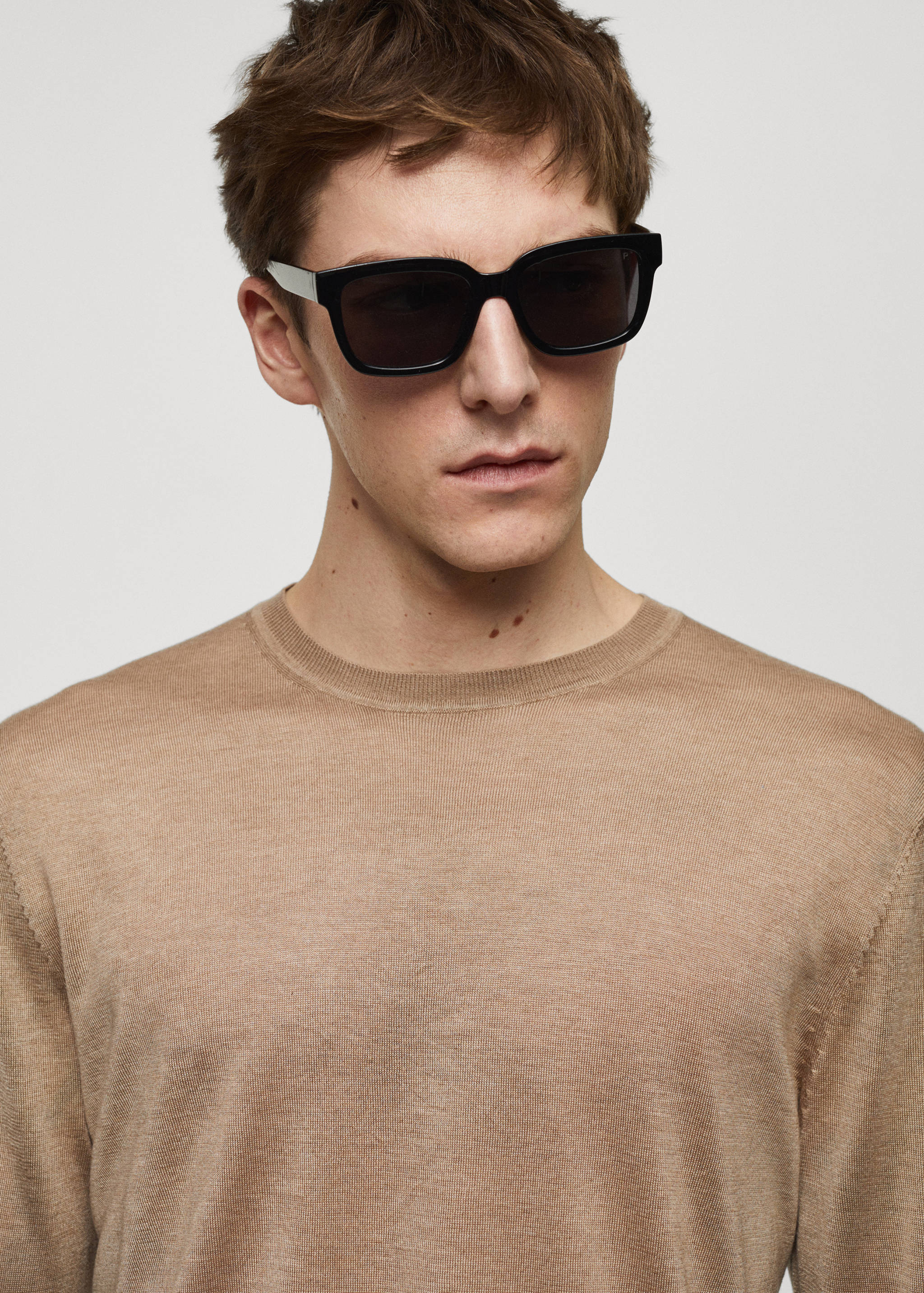 Fine mulberry silk sweater - Details of the article 1