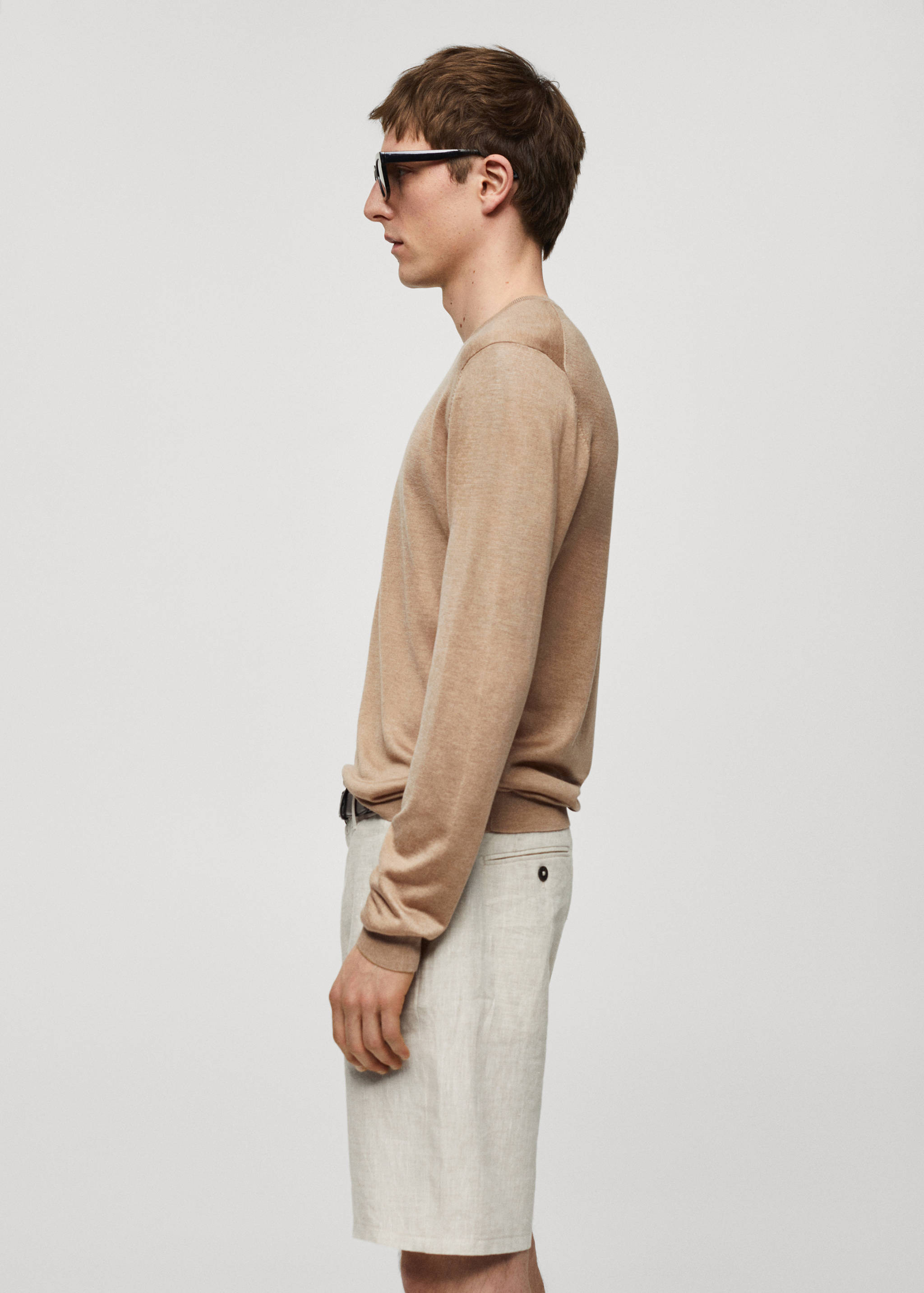 Fine mulberry silk sweater - Details of the article 2