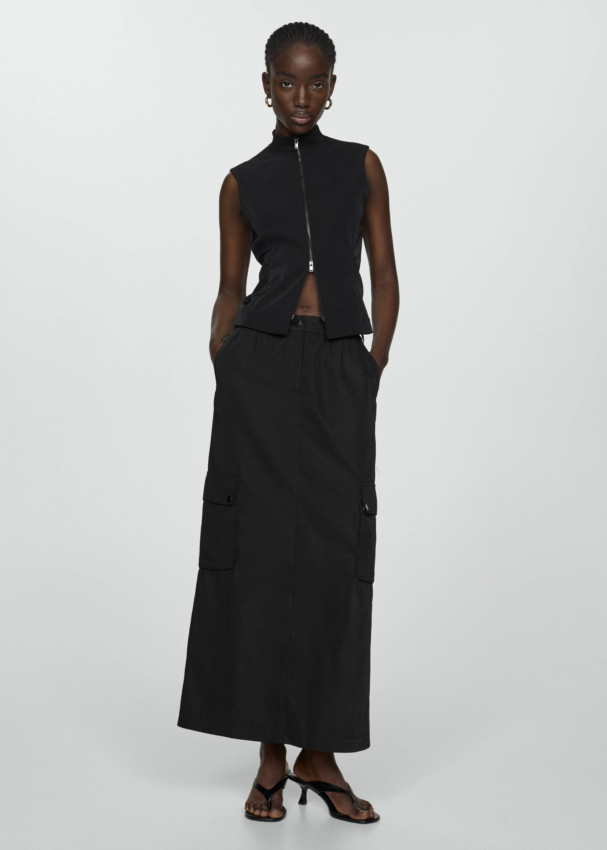 Falda cargo larga - Plano general