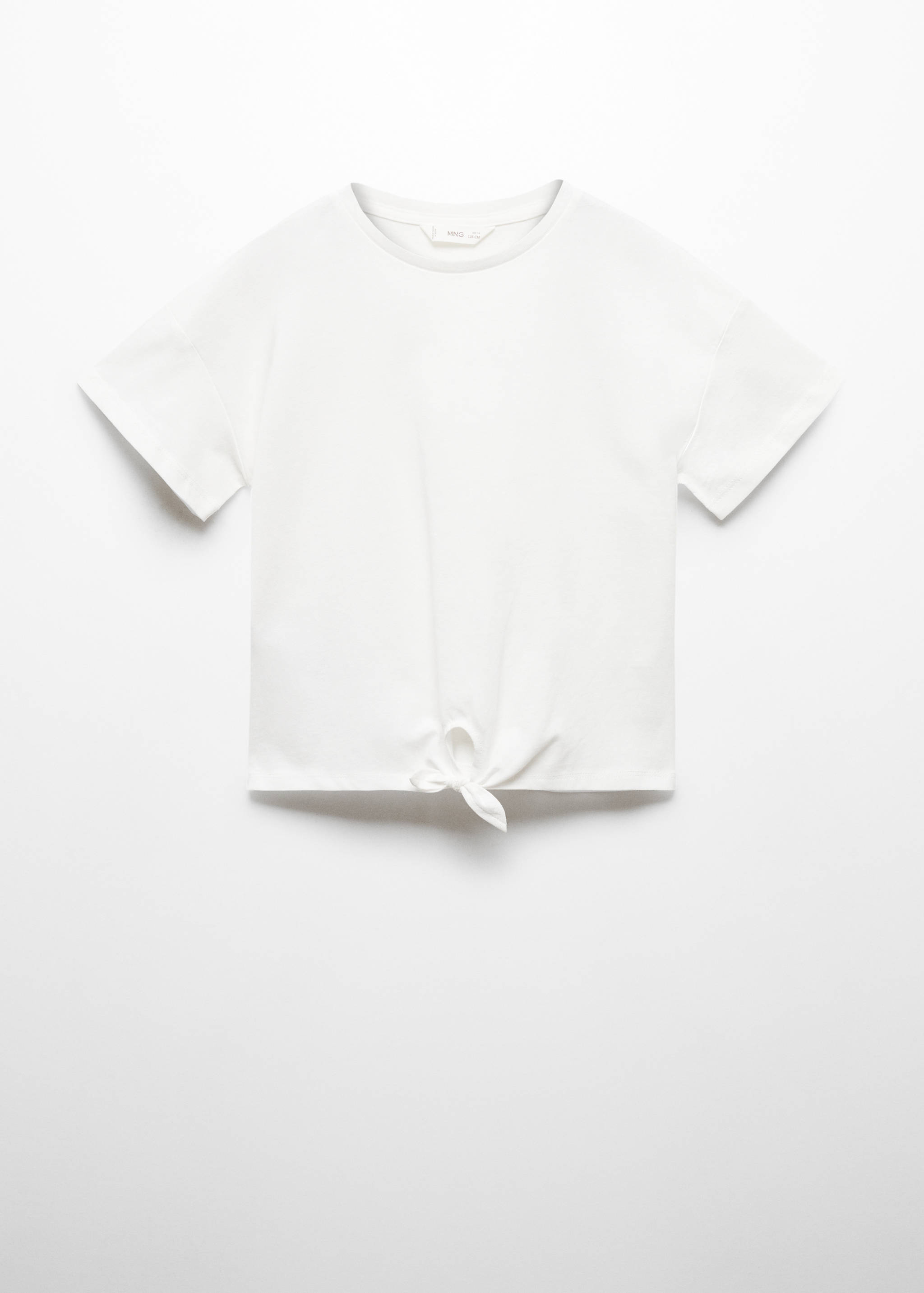 Bow cotton T-shirt - Article without model