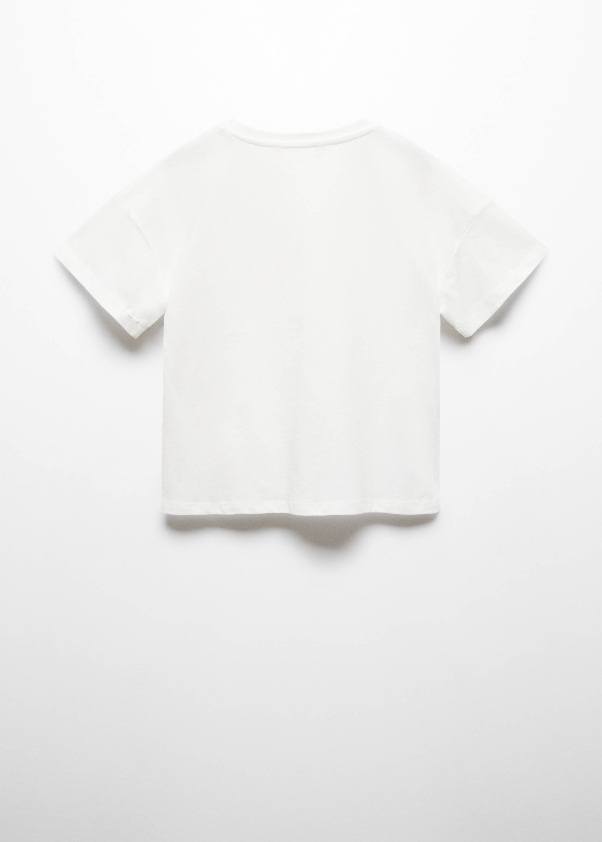 Bow cotton T-shirt - Reverse of the article