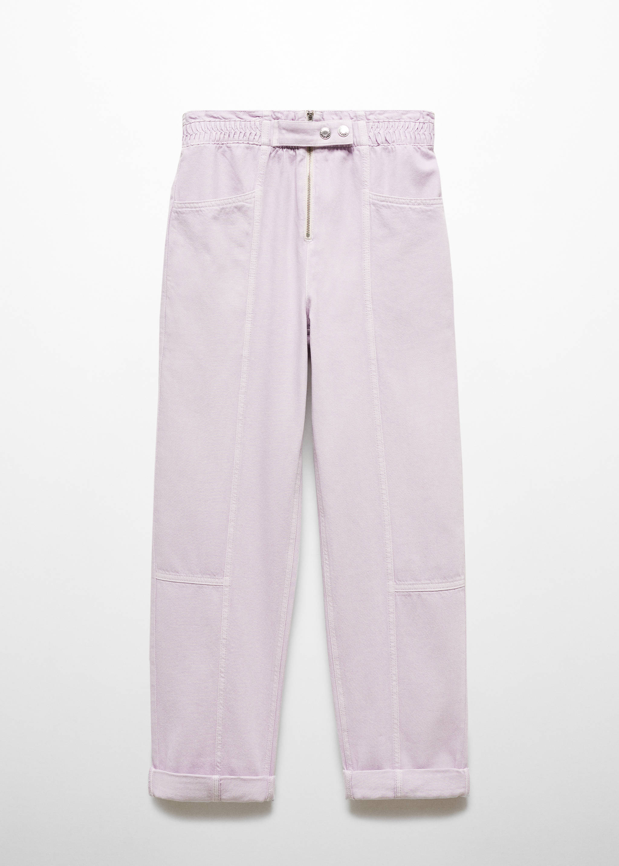 Slouchy jeans with elastic waist - Article without model