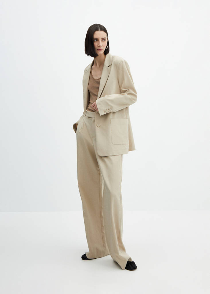 Pockets suit blazer — Light/Pastel Grey