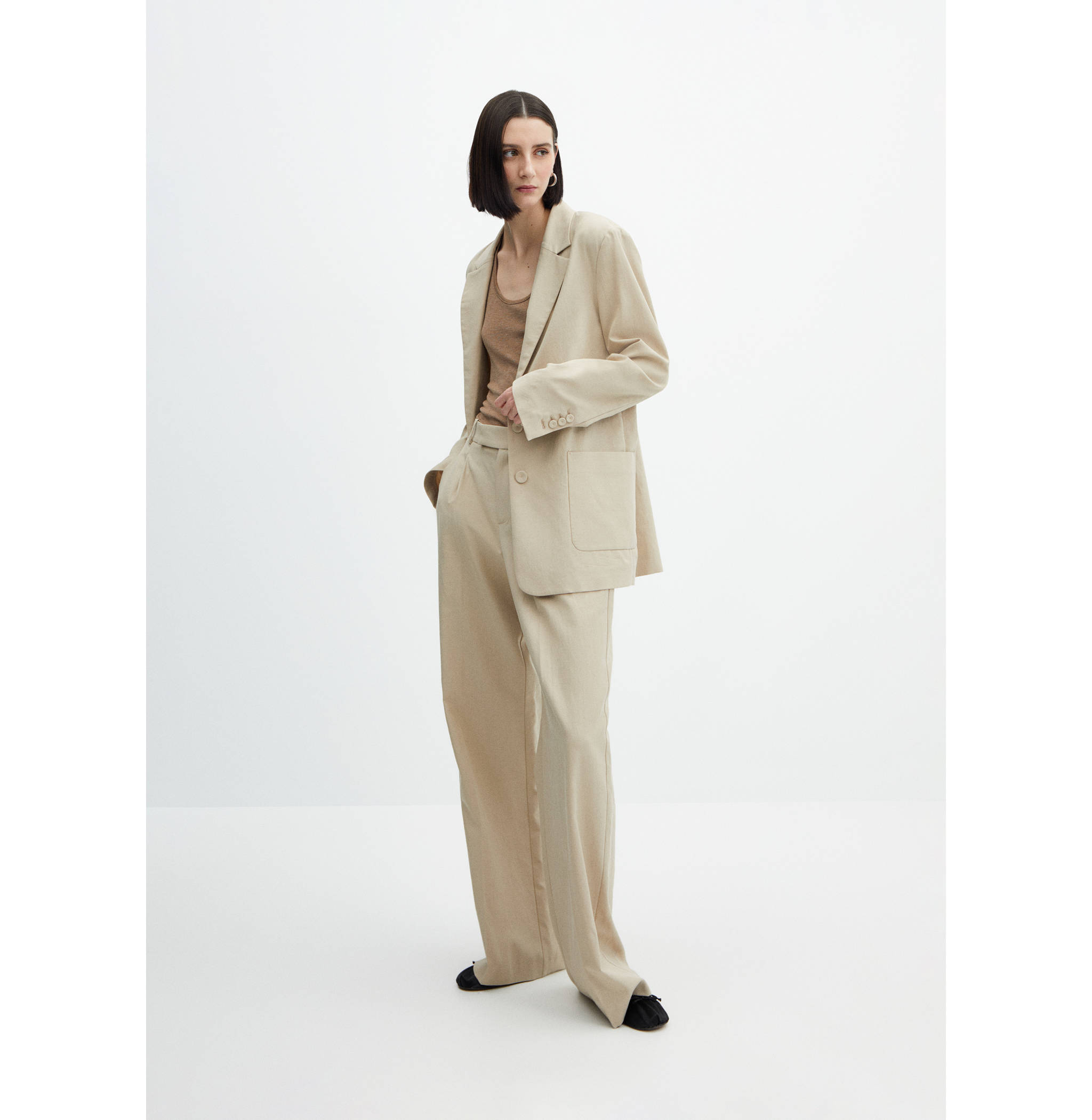 Veste costume poches - Plan général