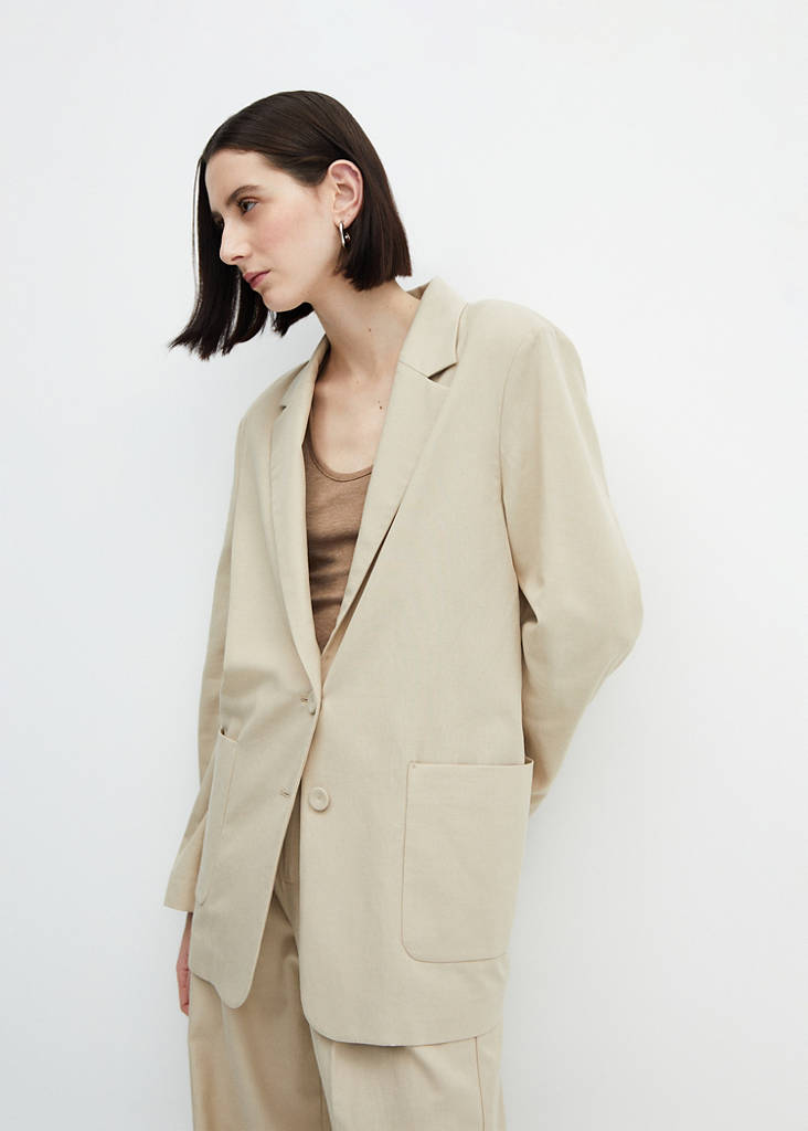 Pockets suit blazer — Light/Pastel Grey