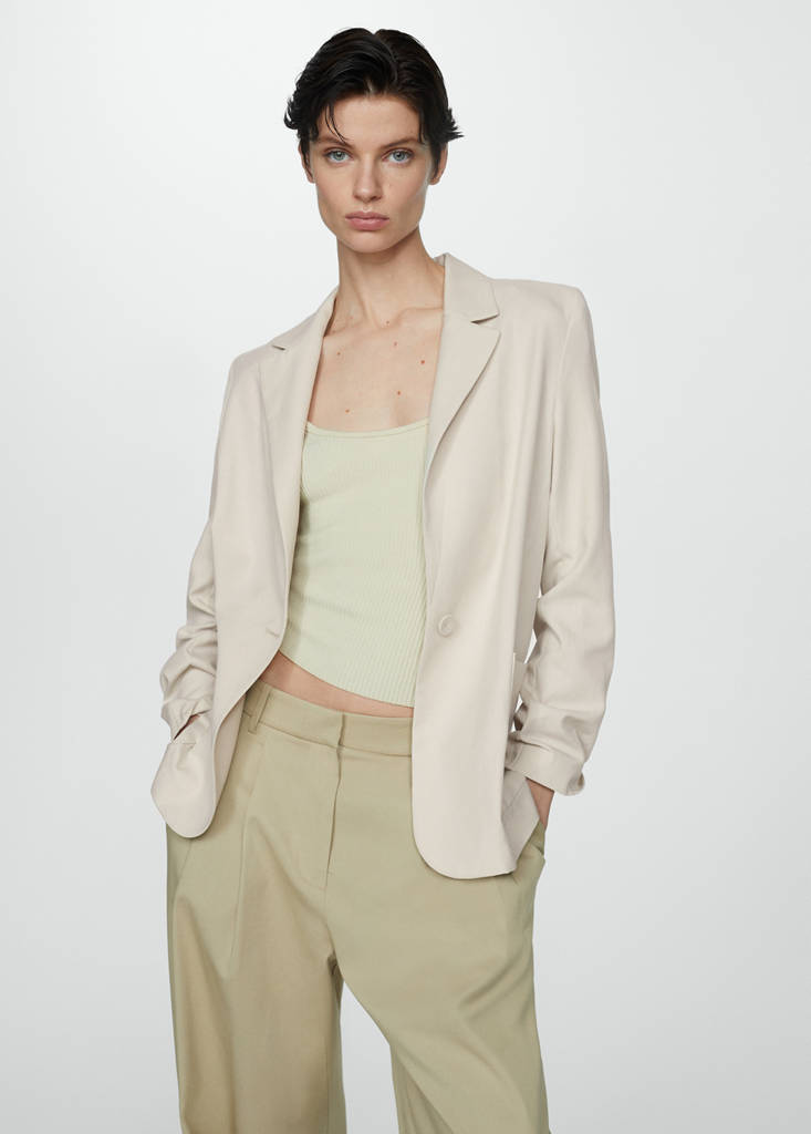 Pockets suit blazer — Light/Pastel Grey