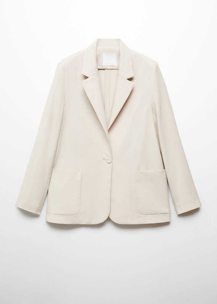 Pockets suit blazer — Light/Pastel Grey