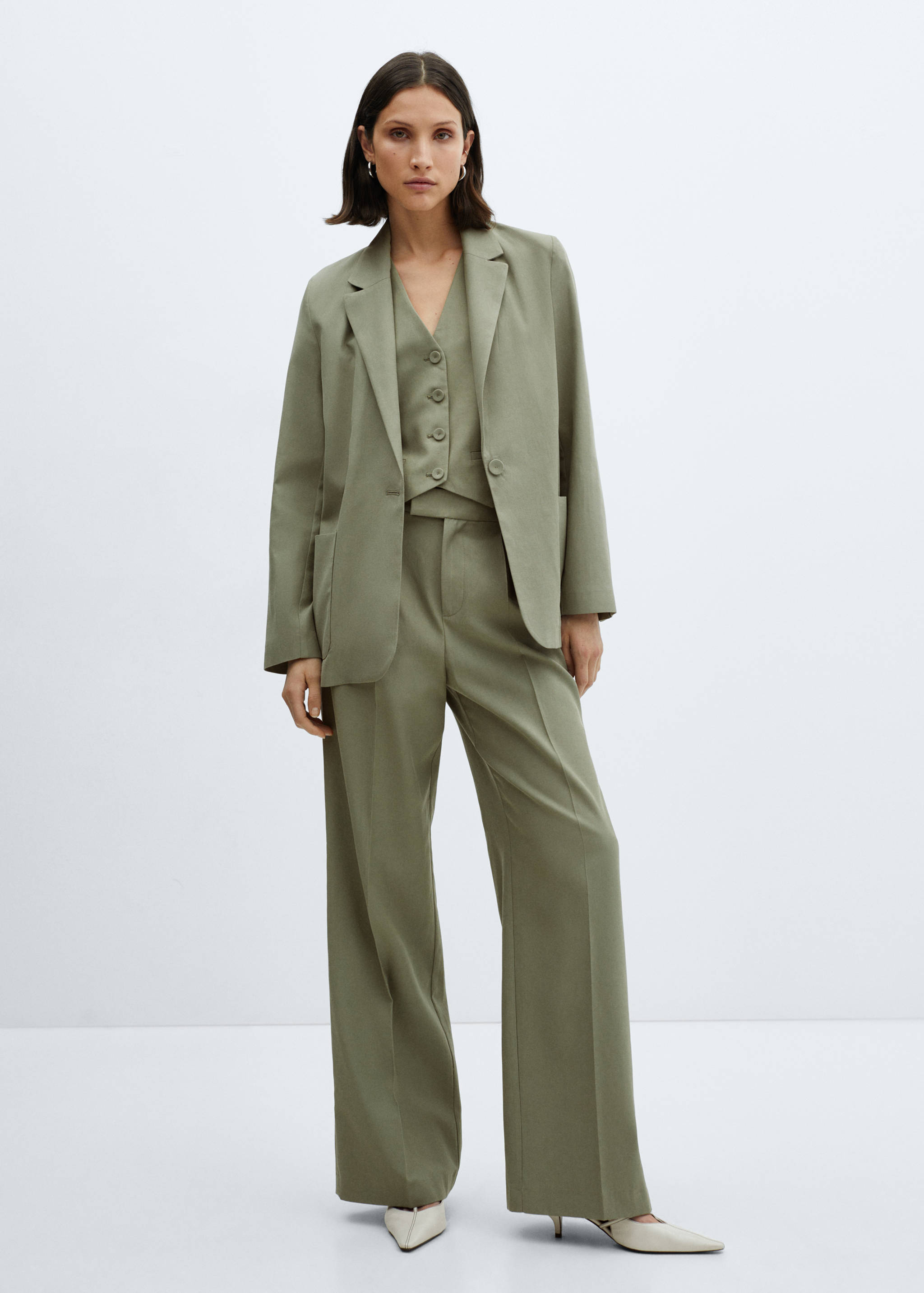 Veste costume poches - Plan général