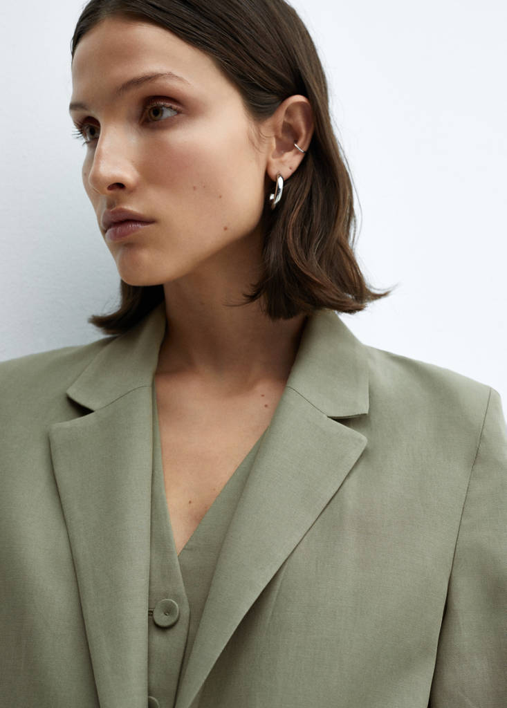 Pockets suit blazer — Pastel Green