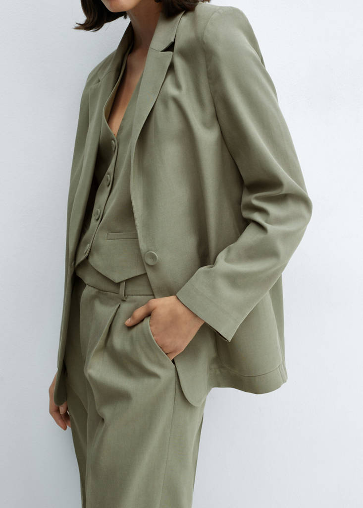 Pockets suit blazer — Pastel Green