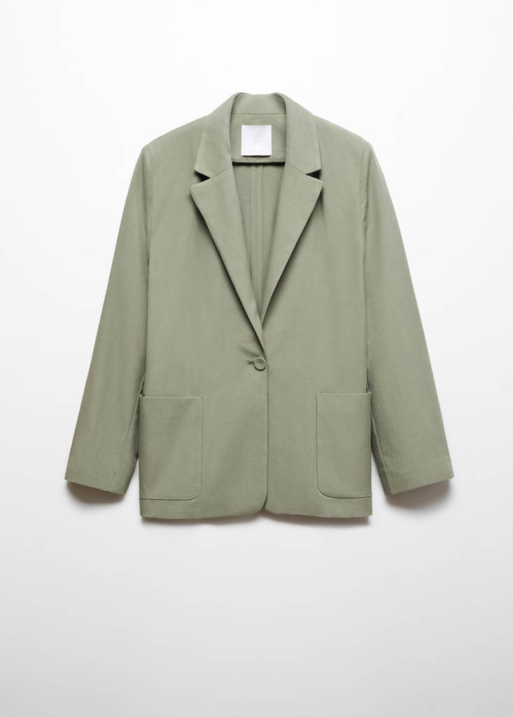 Pockets suit blazer — Pastel Green