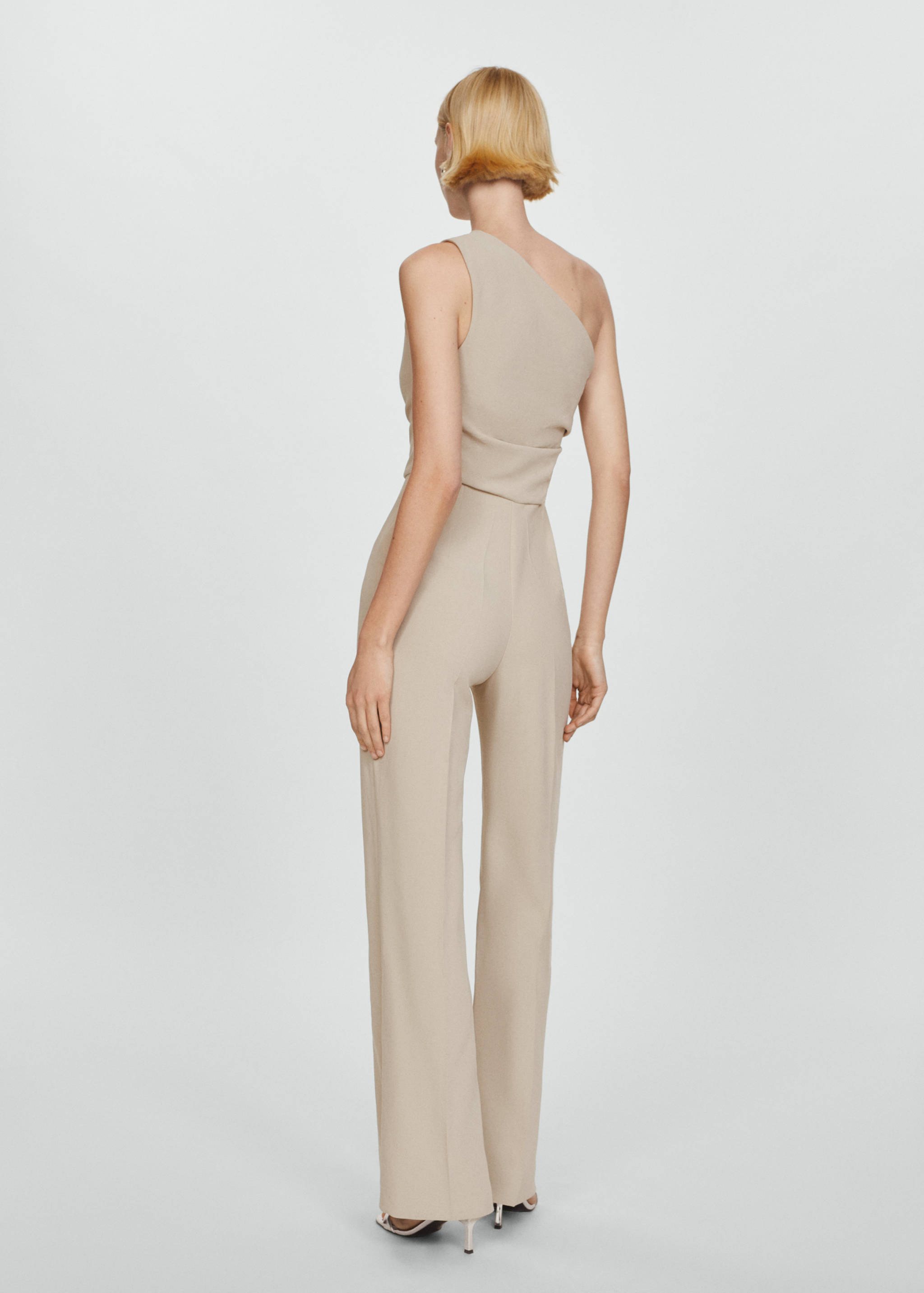 Asymmetric long jumpsuit - Reverse of the article