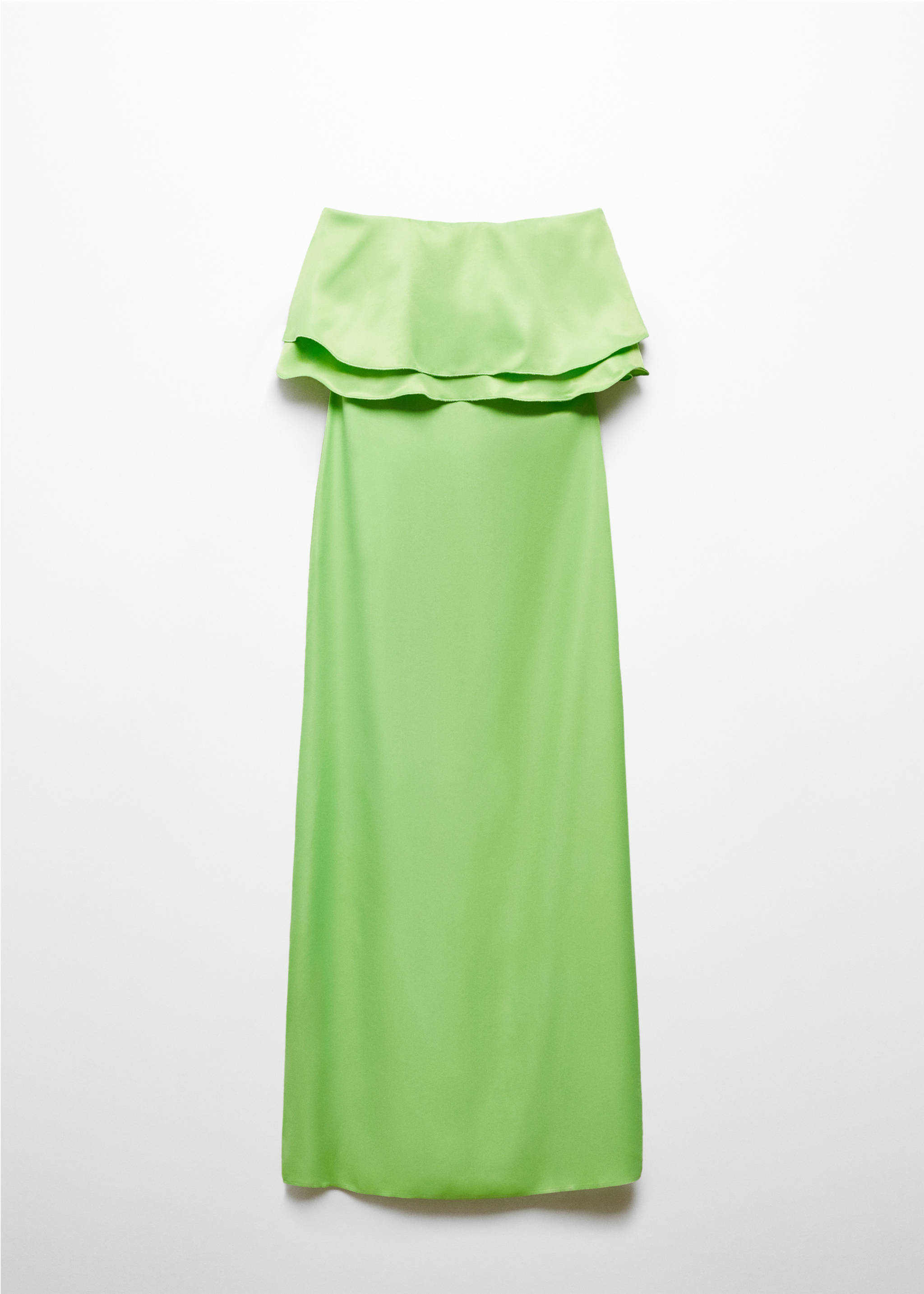 Strapless dress with ruffles - Article without model