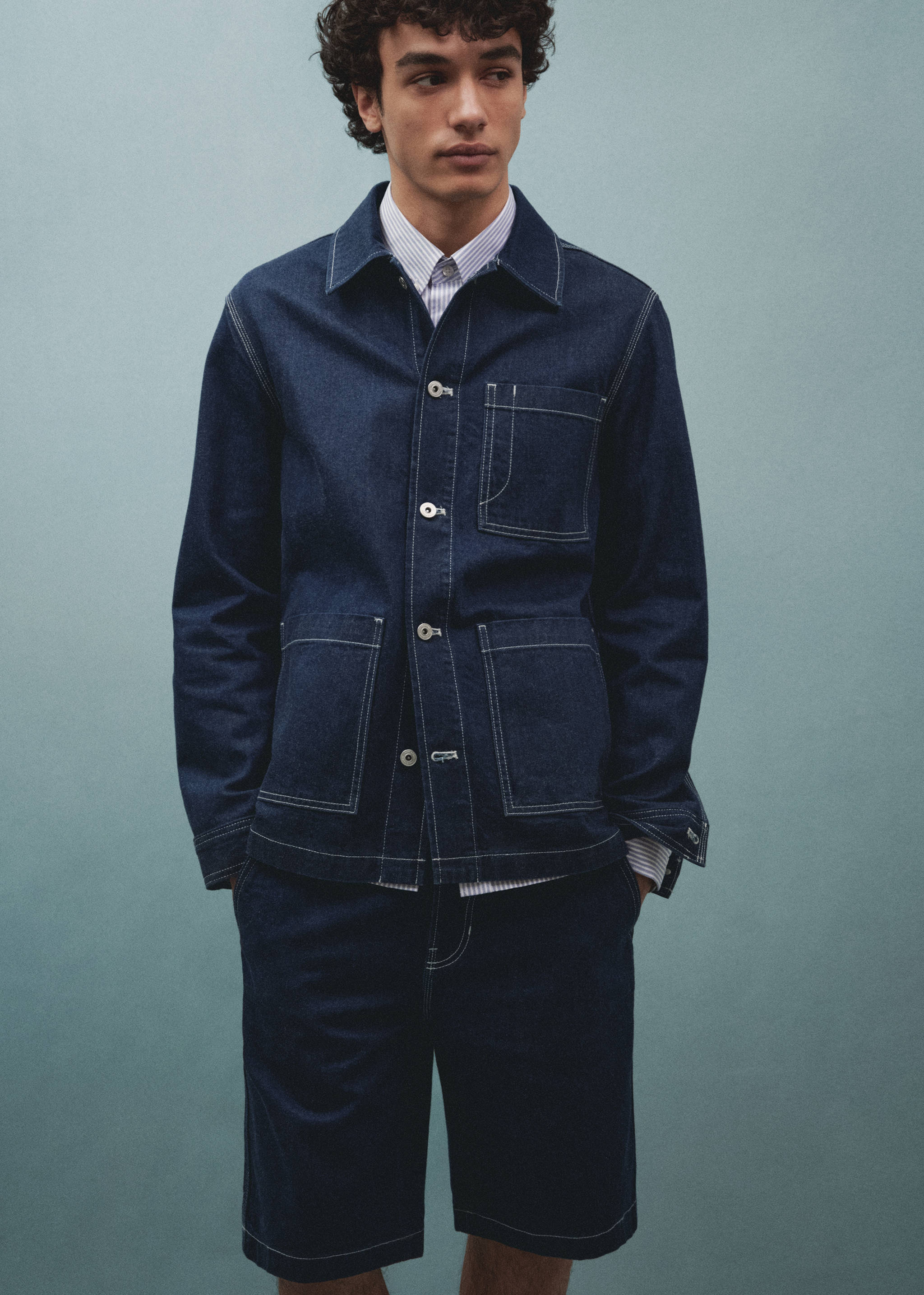 Bermuda en jean coton - Détail de l'article 5