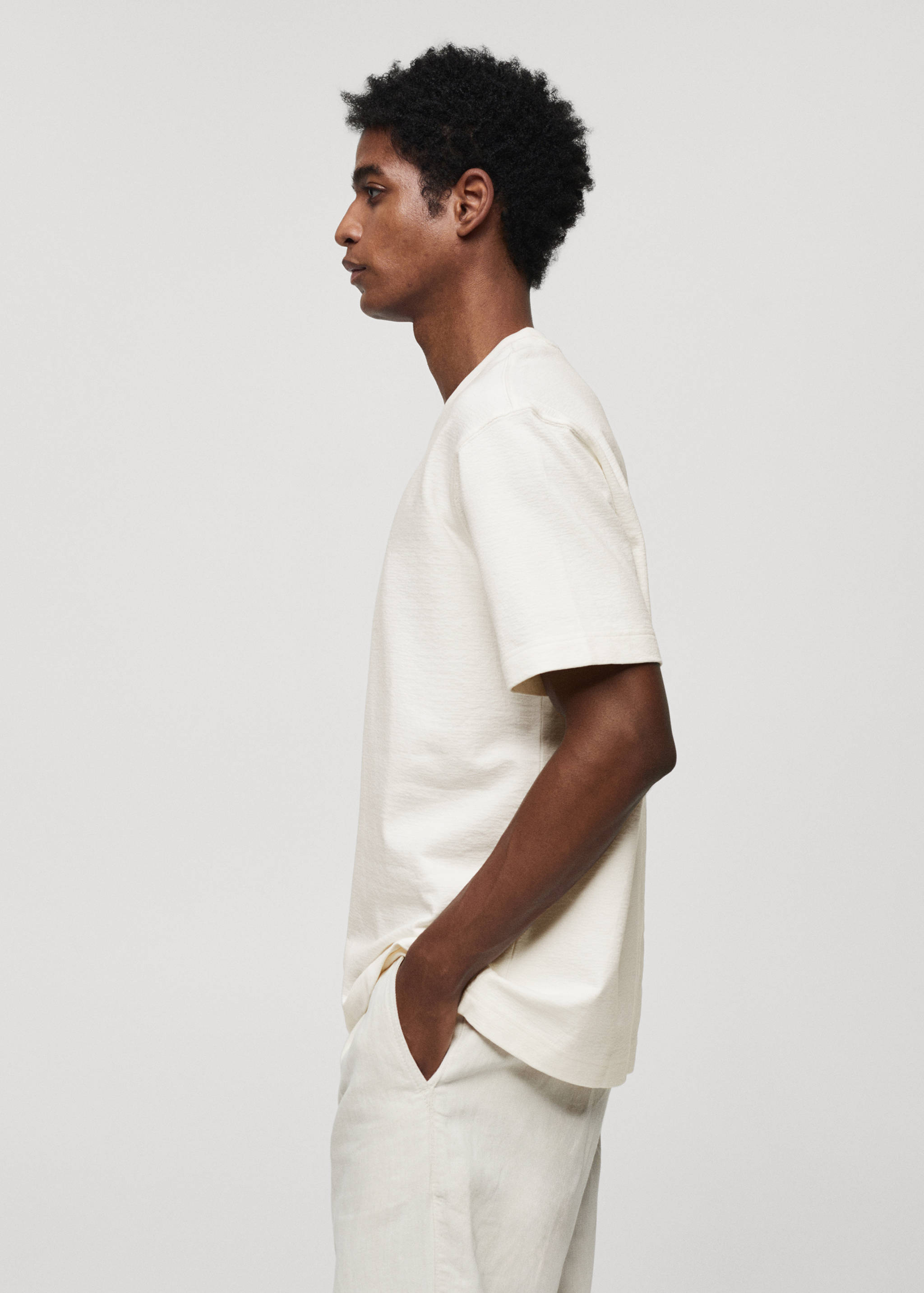 T-shirt de 100% algodão relaxed fit - Pormenor do artigo 2