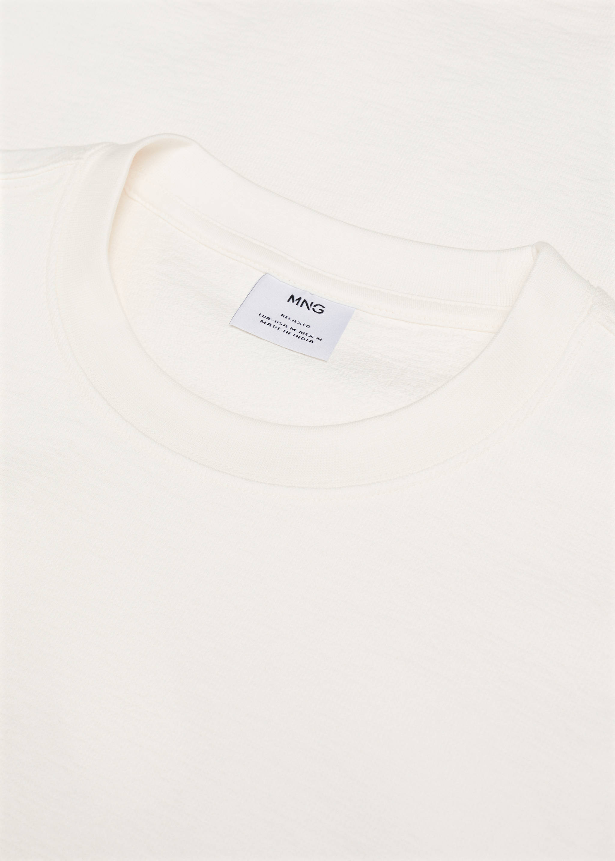 T-shirt de 100% algodão relaxed fit - Pormenor do artigo 8