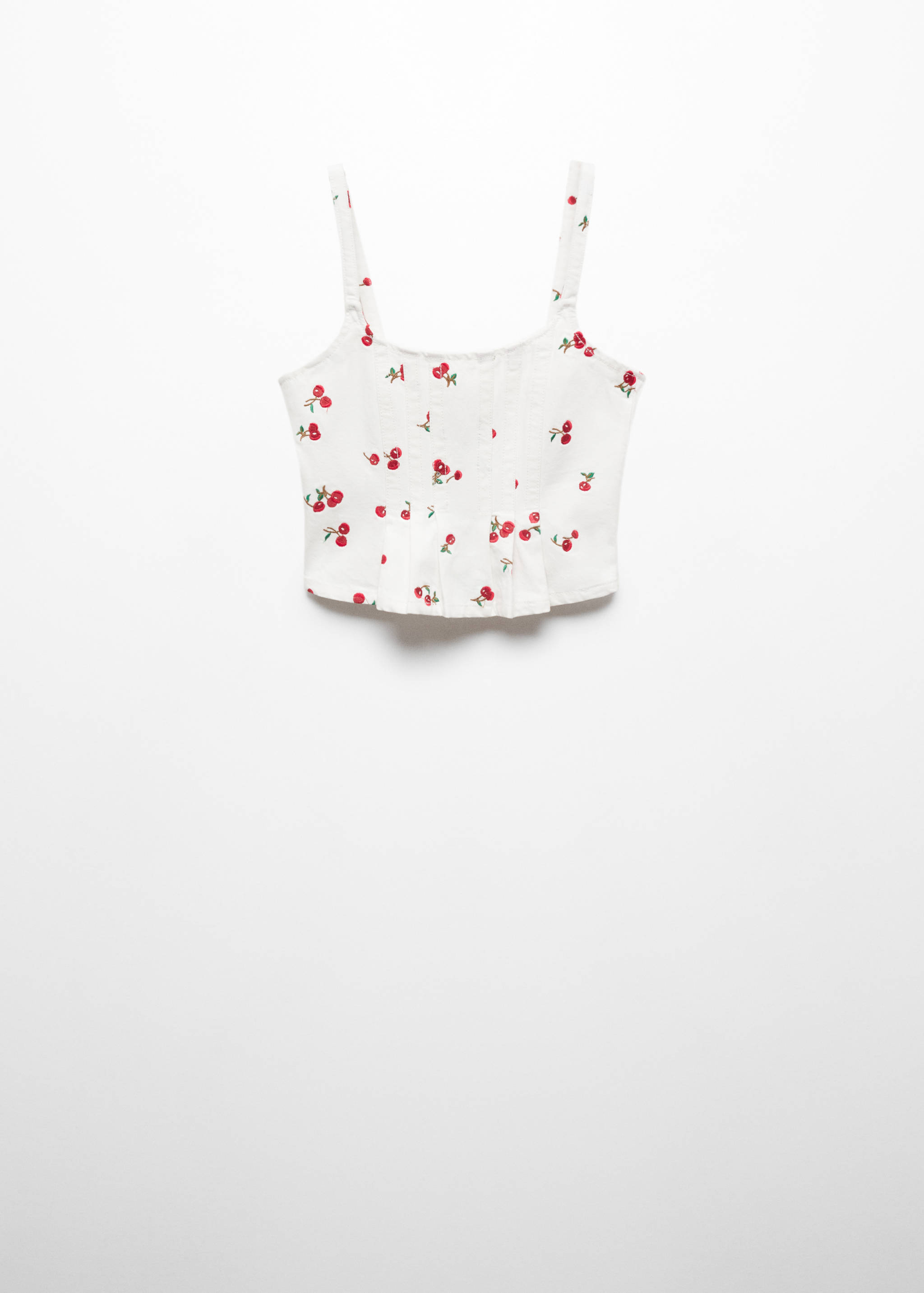 Top style corset brodé - Article sans modèle