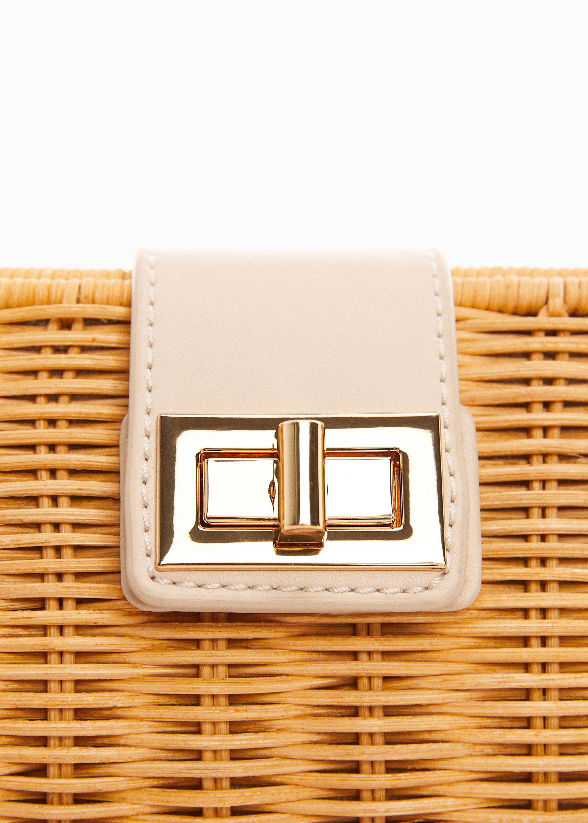 Rattan clutch bag - Details of the article 1
