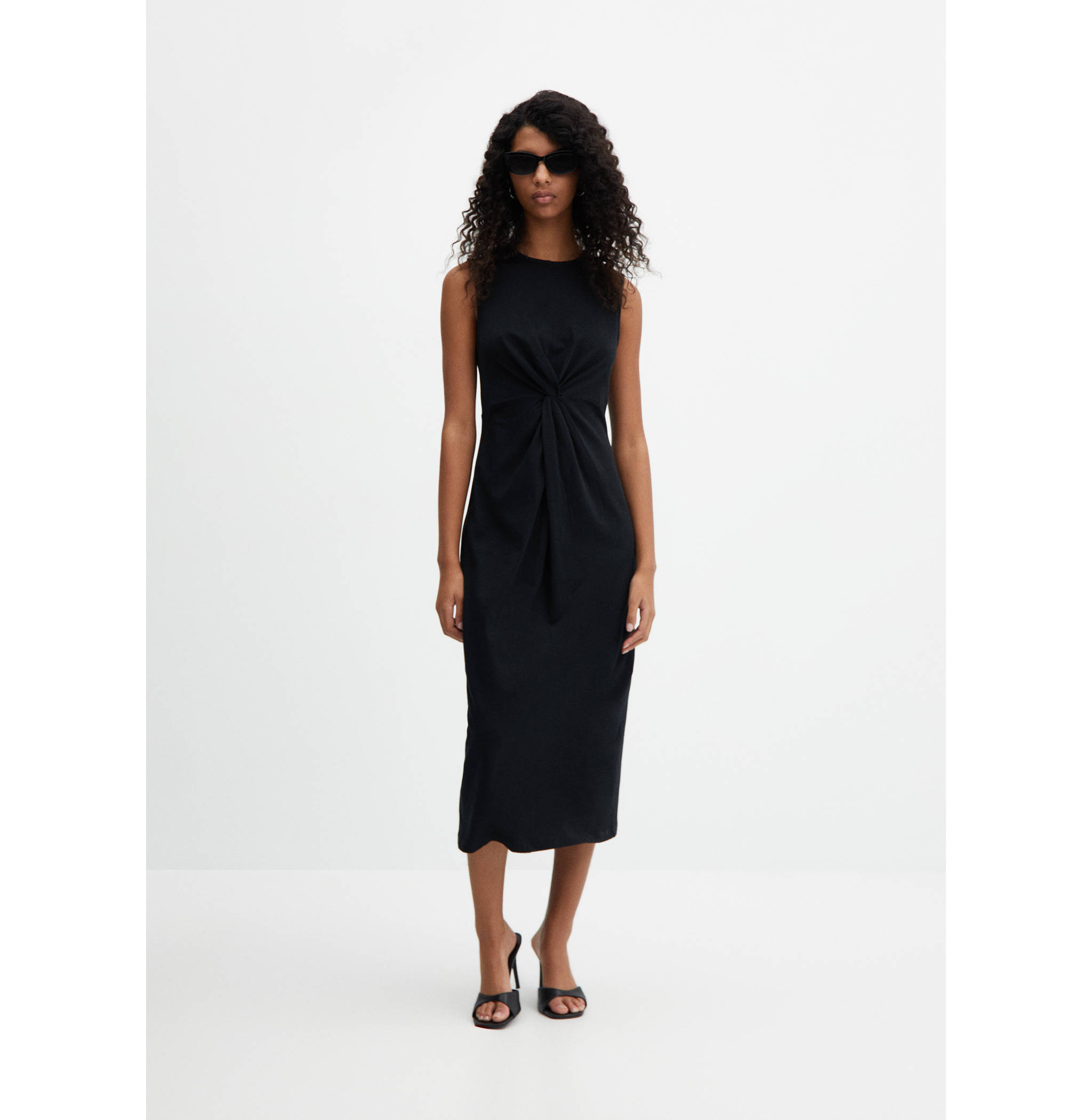 Vestido punto nudo - Plano general