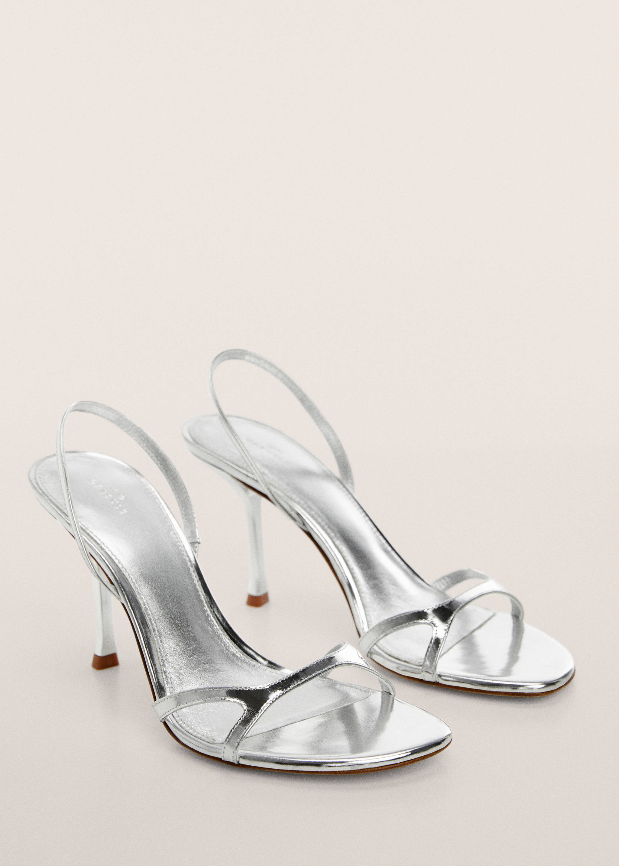Leather straps sandals - Medium plane