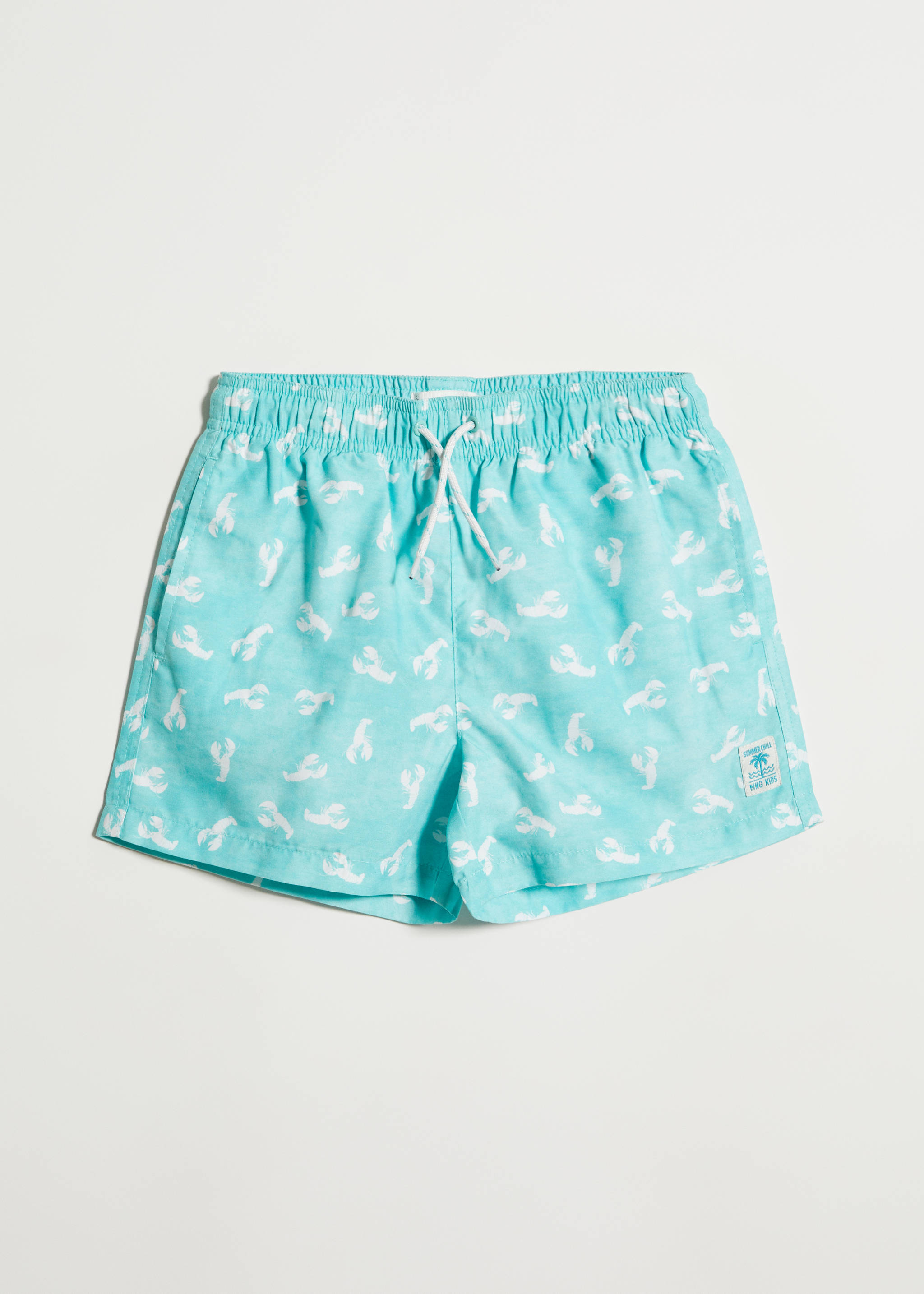 Lobster-print swimming costume - Article without model