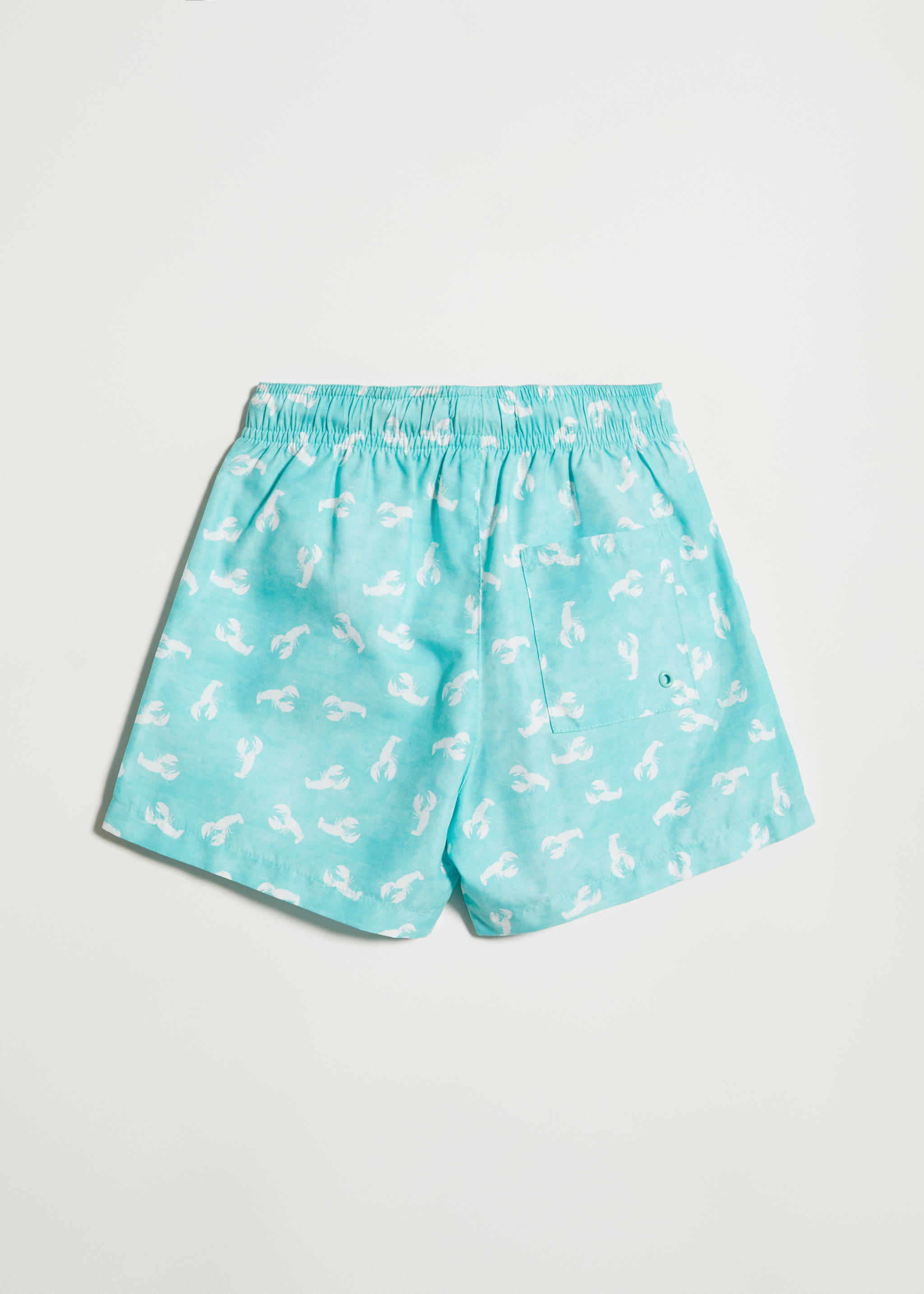 Lobster-print swimming costume - Reverse of the article