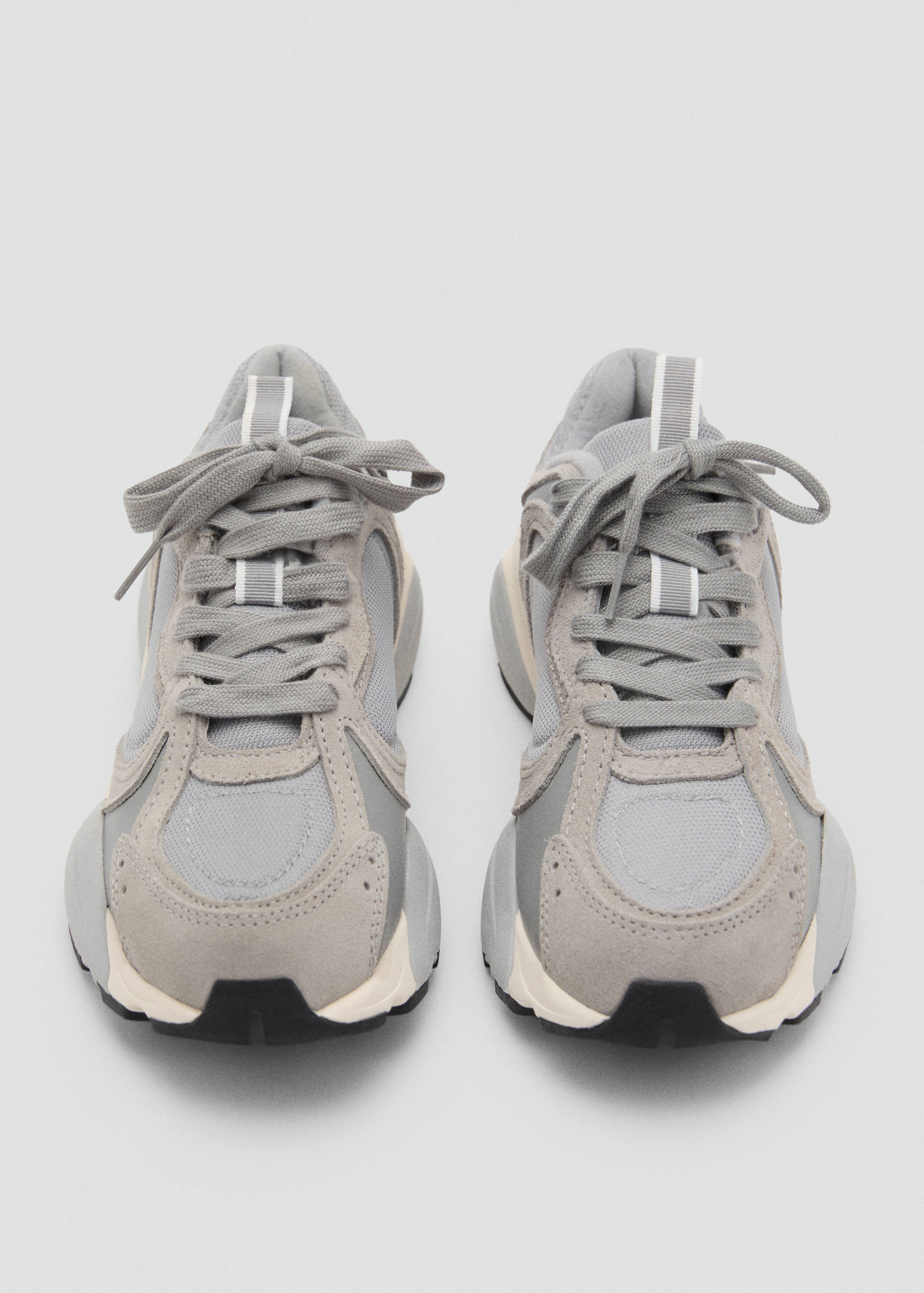 Leather panel sneakers - Details of the article 1