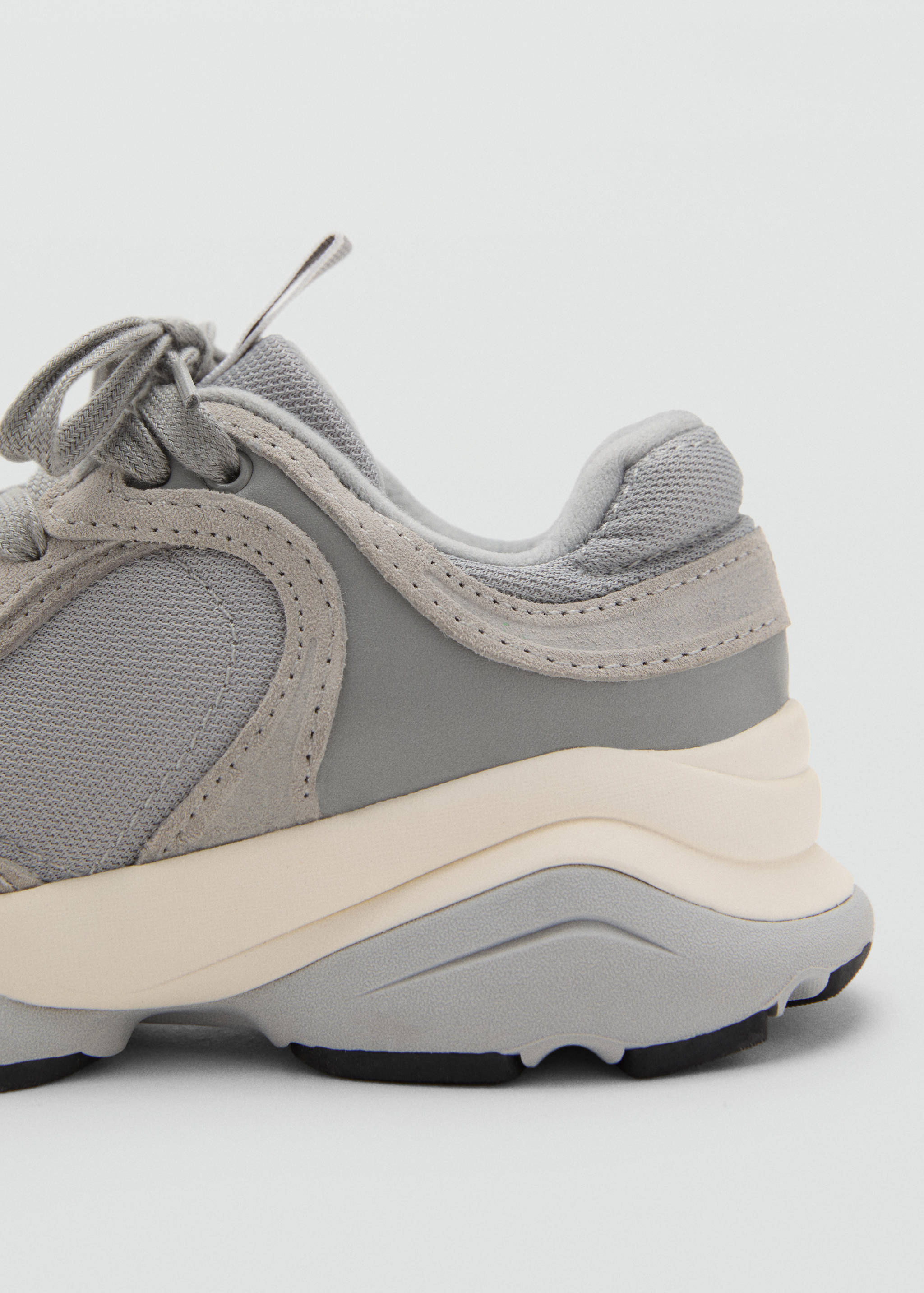 Leather panel sneakers - Details of the article 2