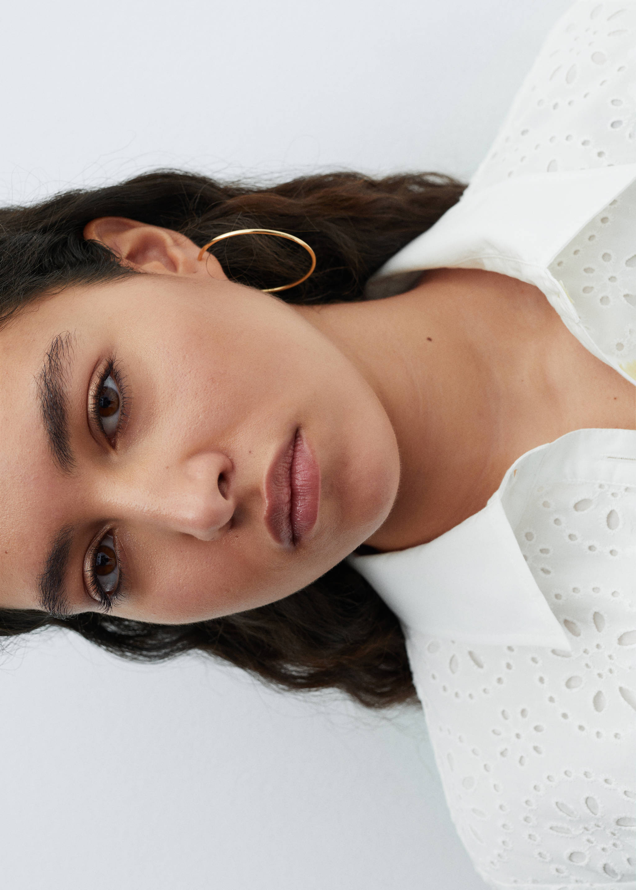 Vestido camisero bordado suizo - Detalle del artículo 4