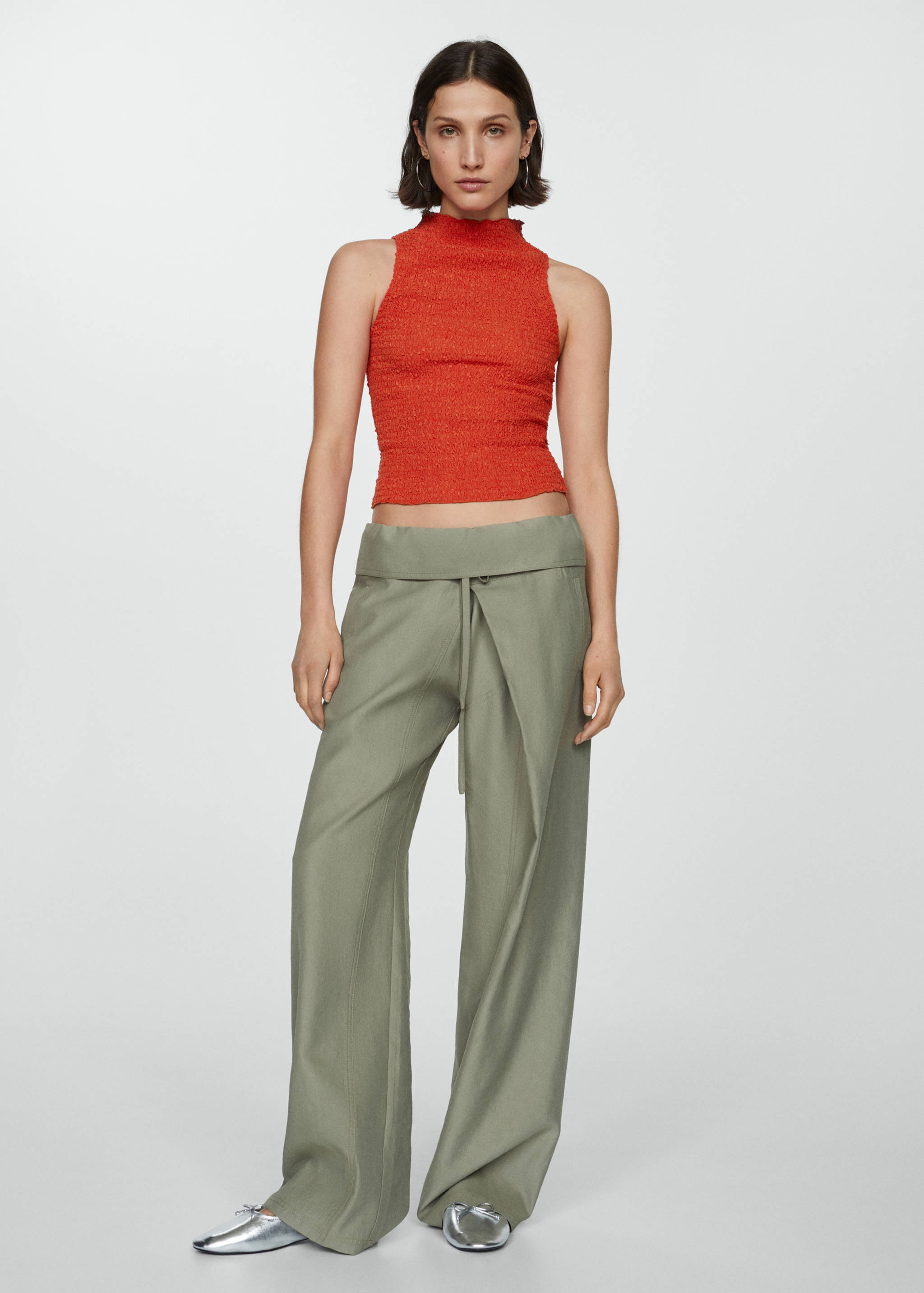 Ruched-texture top - General plane