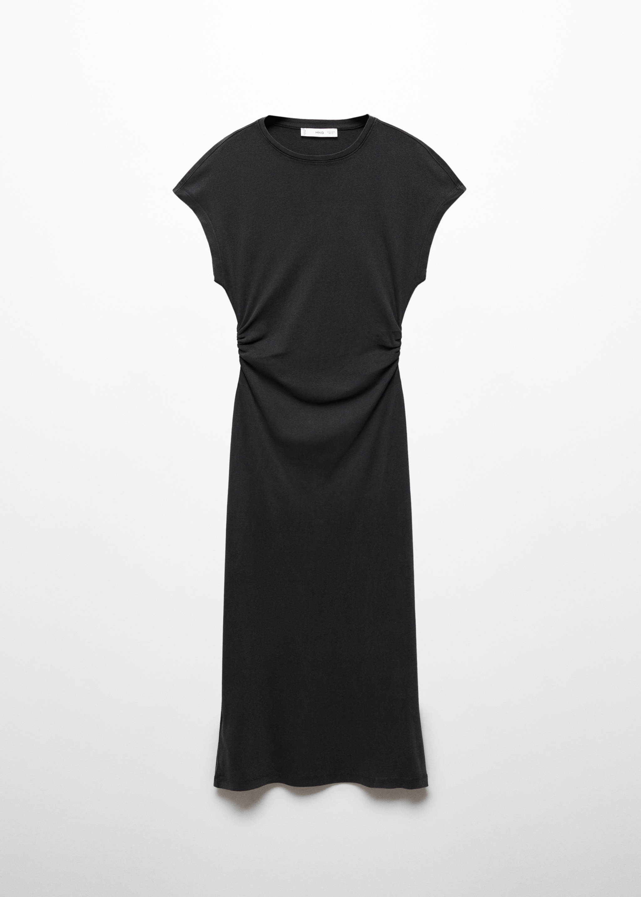 Платье с драпировкой 100% хлопок - Изделие без модели