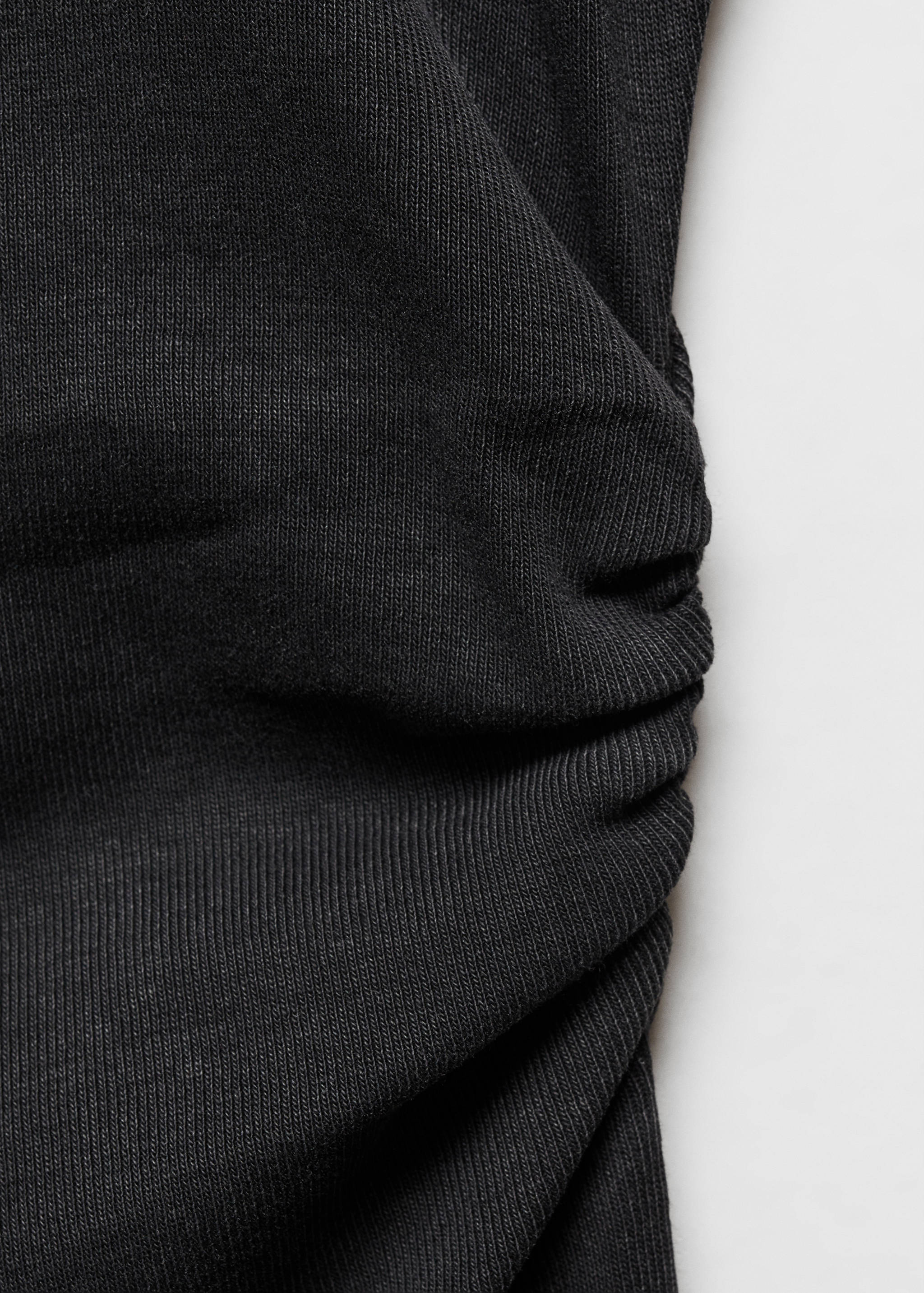 Платье с драпировкой 100% хлопок - Деталь изделия 8