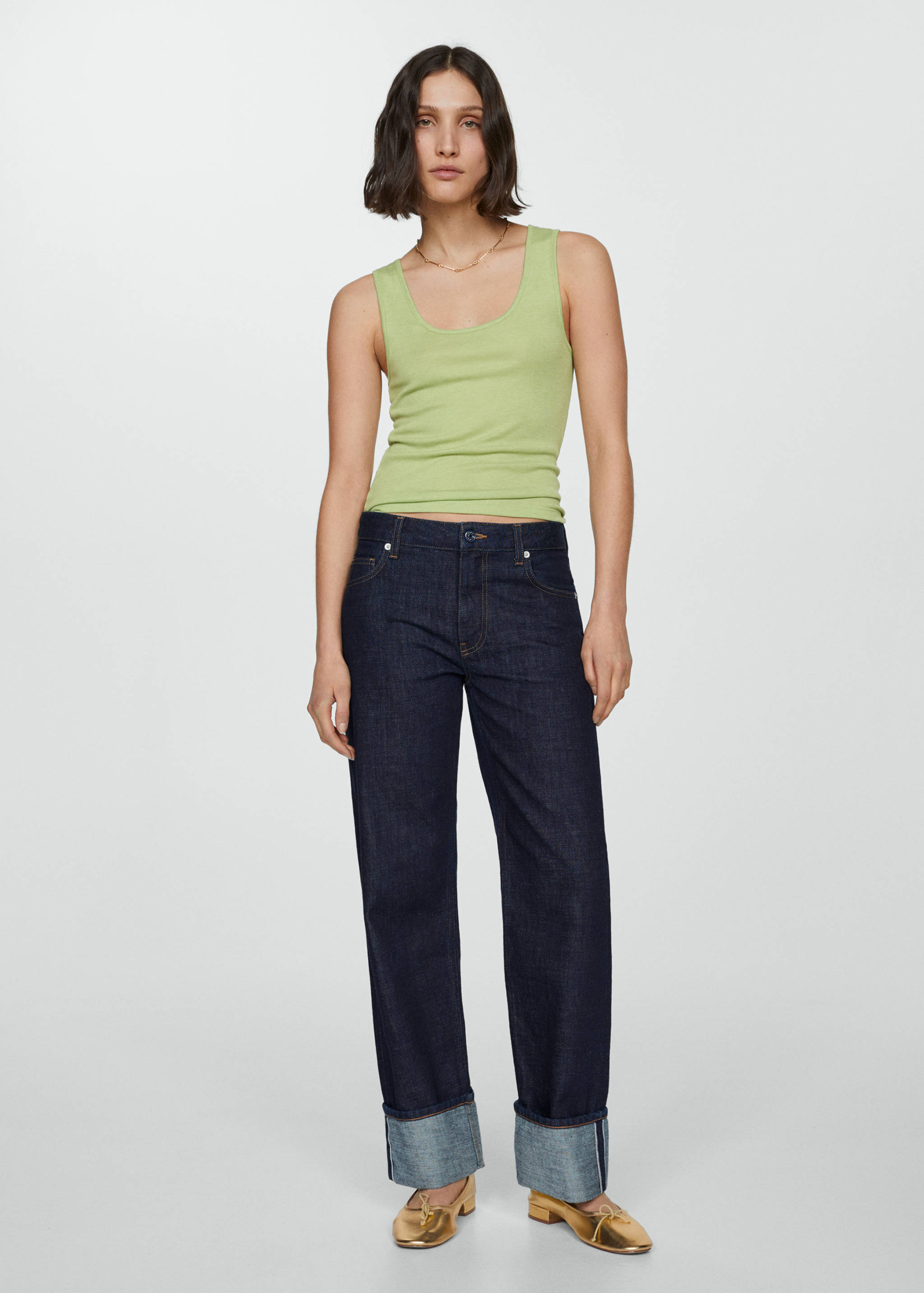 Top punto tirantes anchos - Plano general