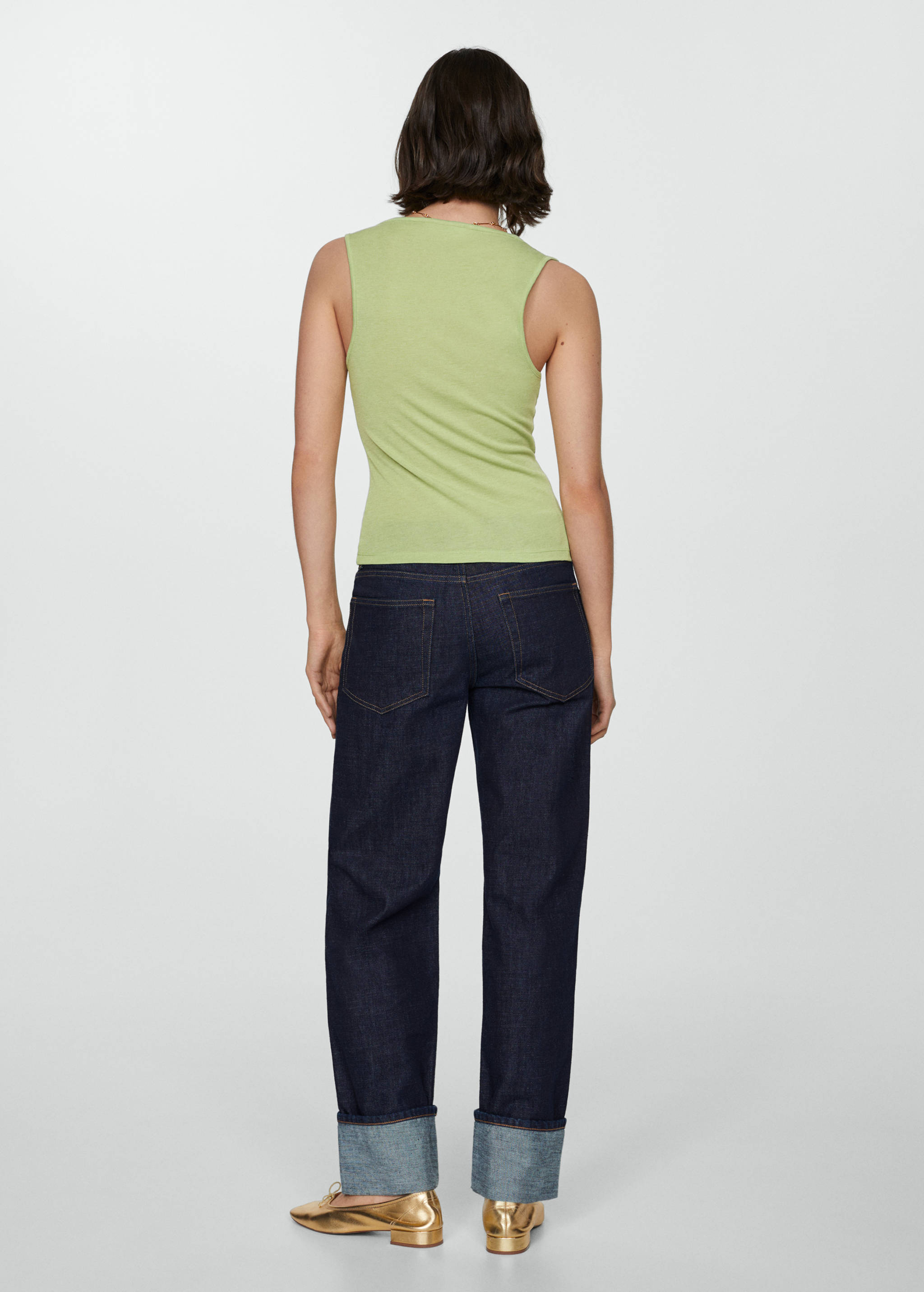 Top punto tirantes anchos - Reverso del artículo