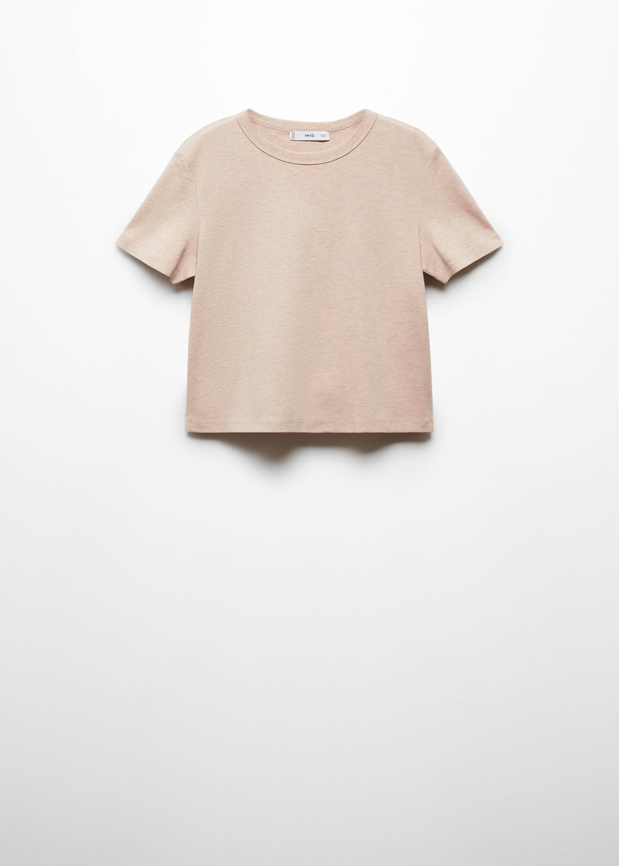 Short-sleeved cotton t-shirt - Article without model