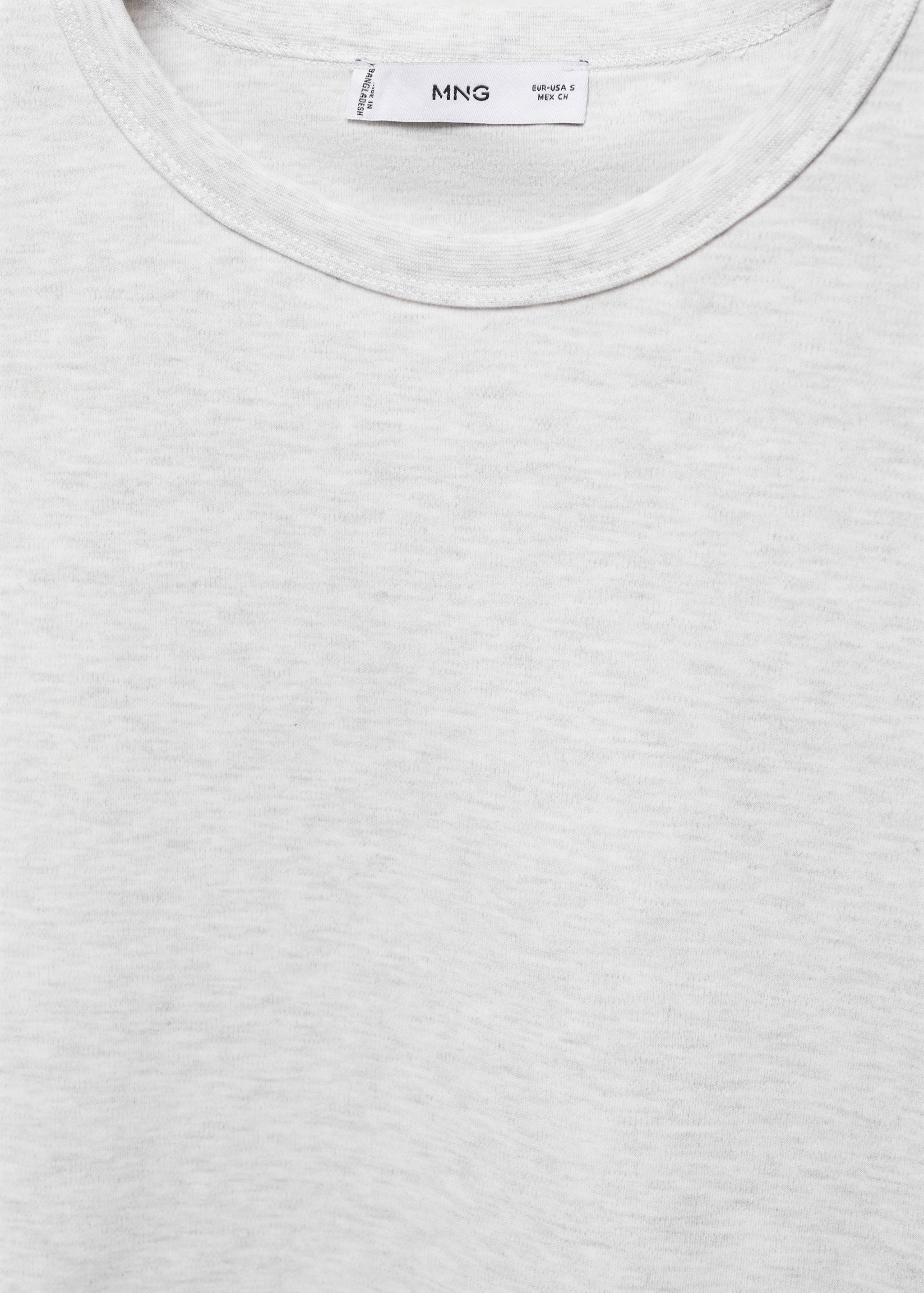 Short-sleeved cotton t-shirt - Details of the article 8