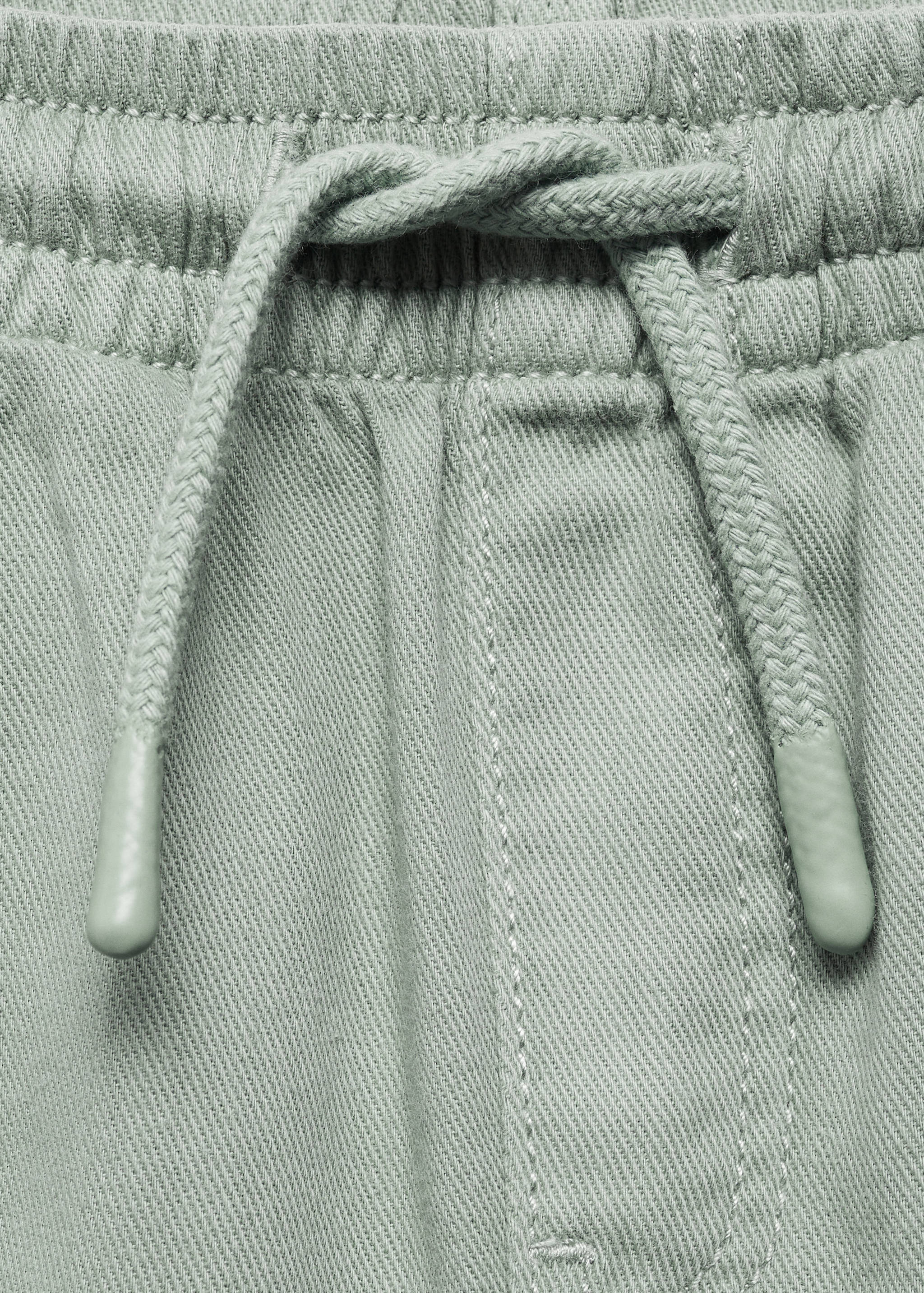 松紧腰身百慕大短裤 - null