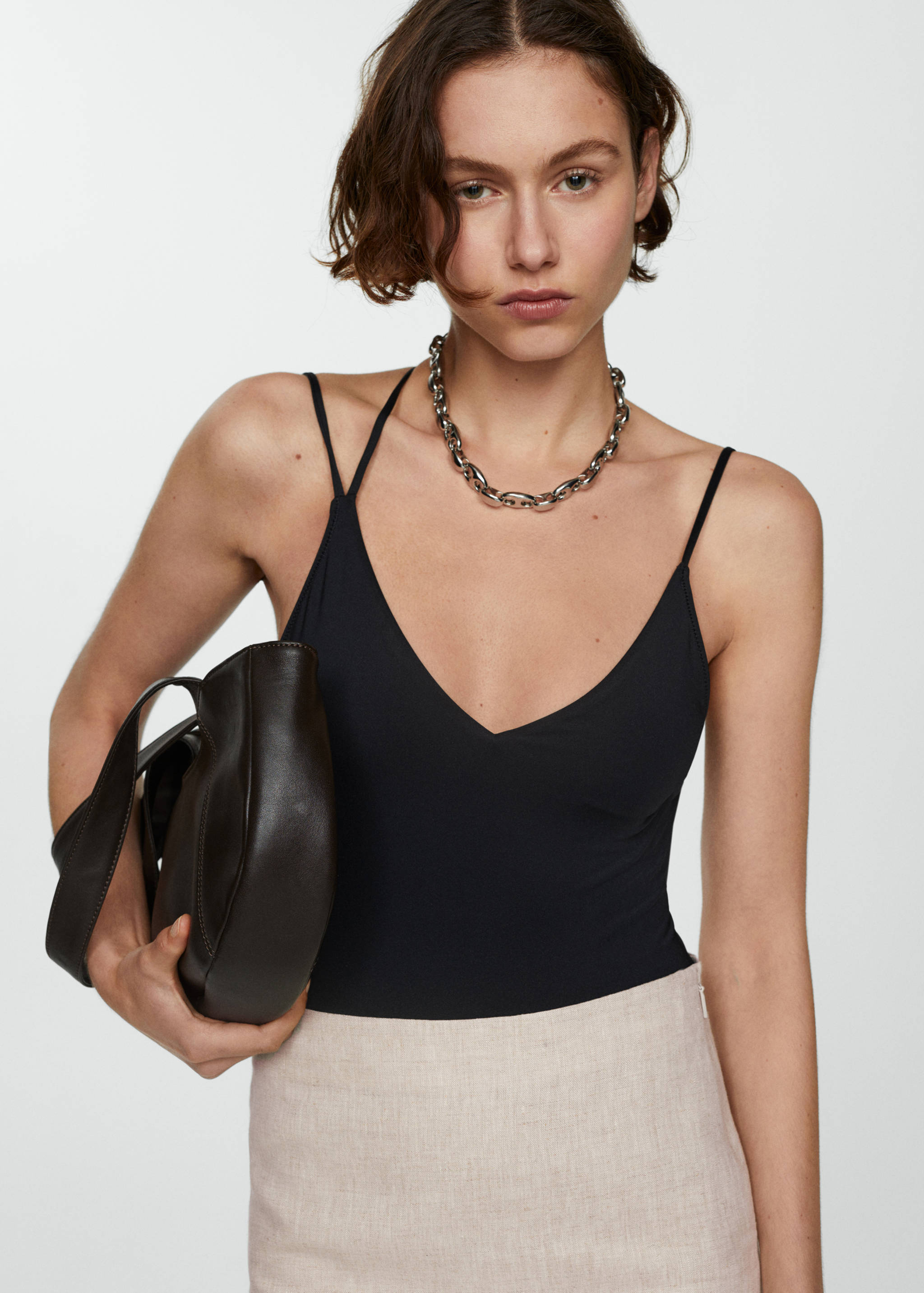 100% linen skirt - Details of the article 2