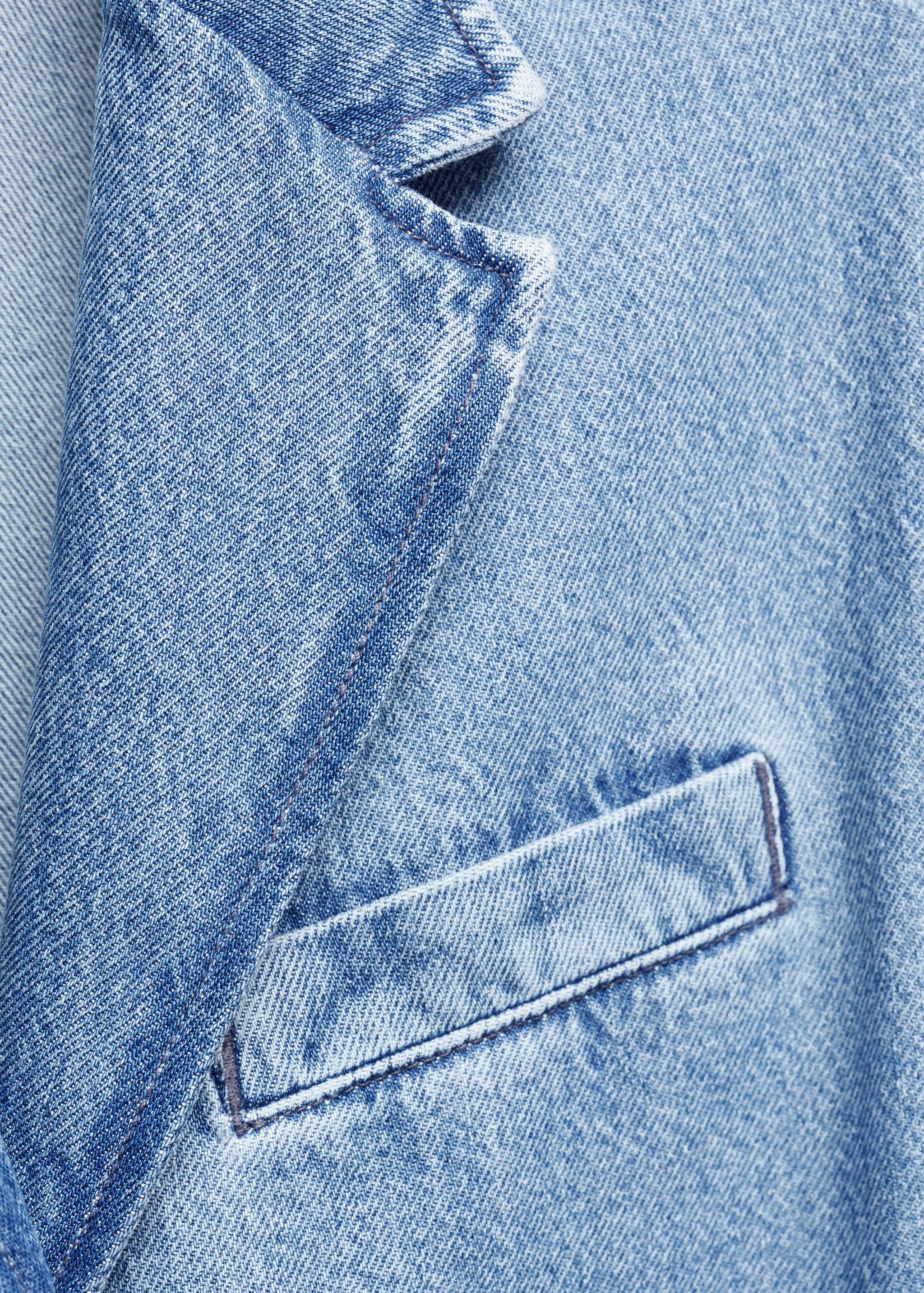 Denim blazer met knopen - Detail van het artikel 8