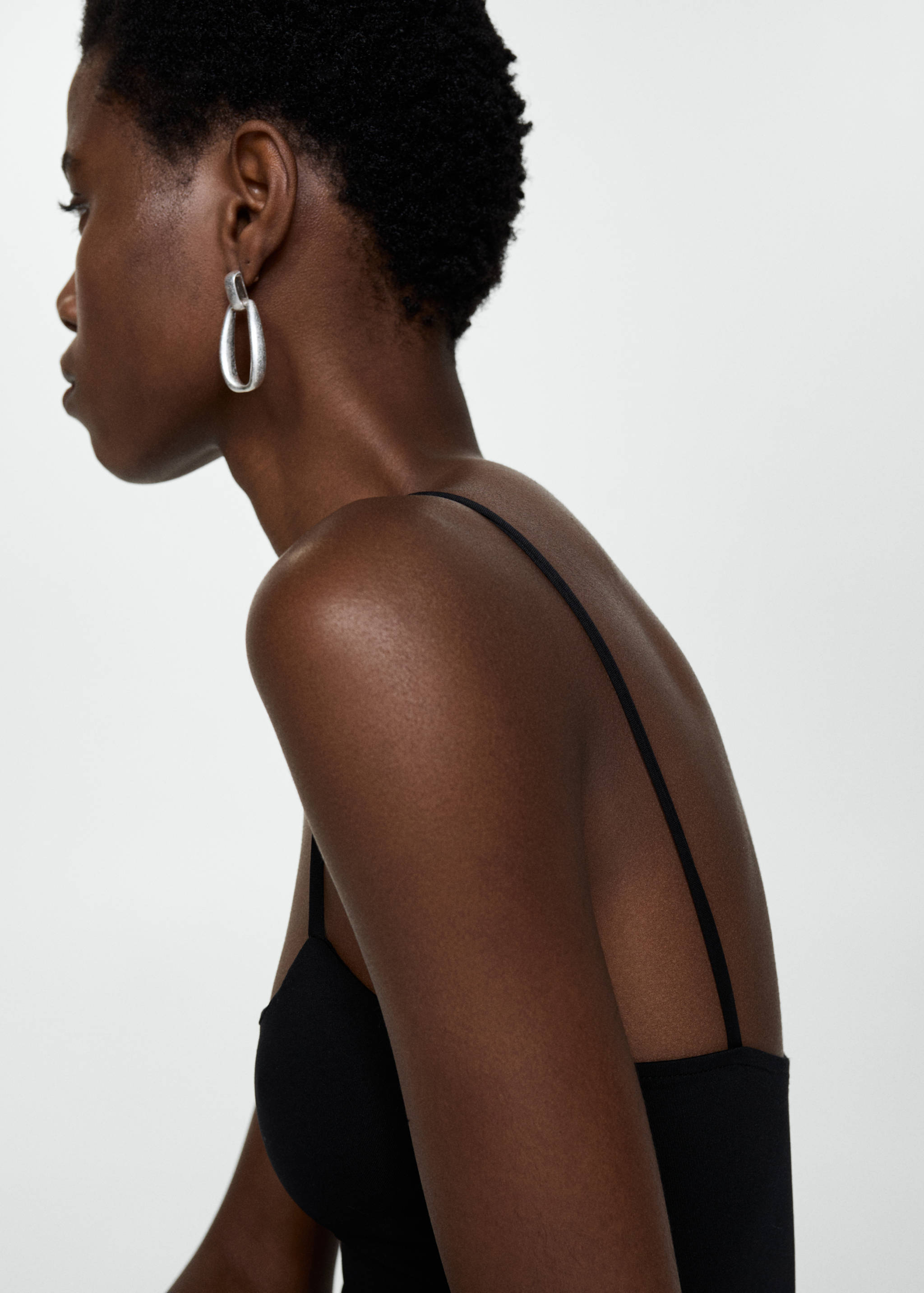 Long fitted dress - Details of the article 1