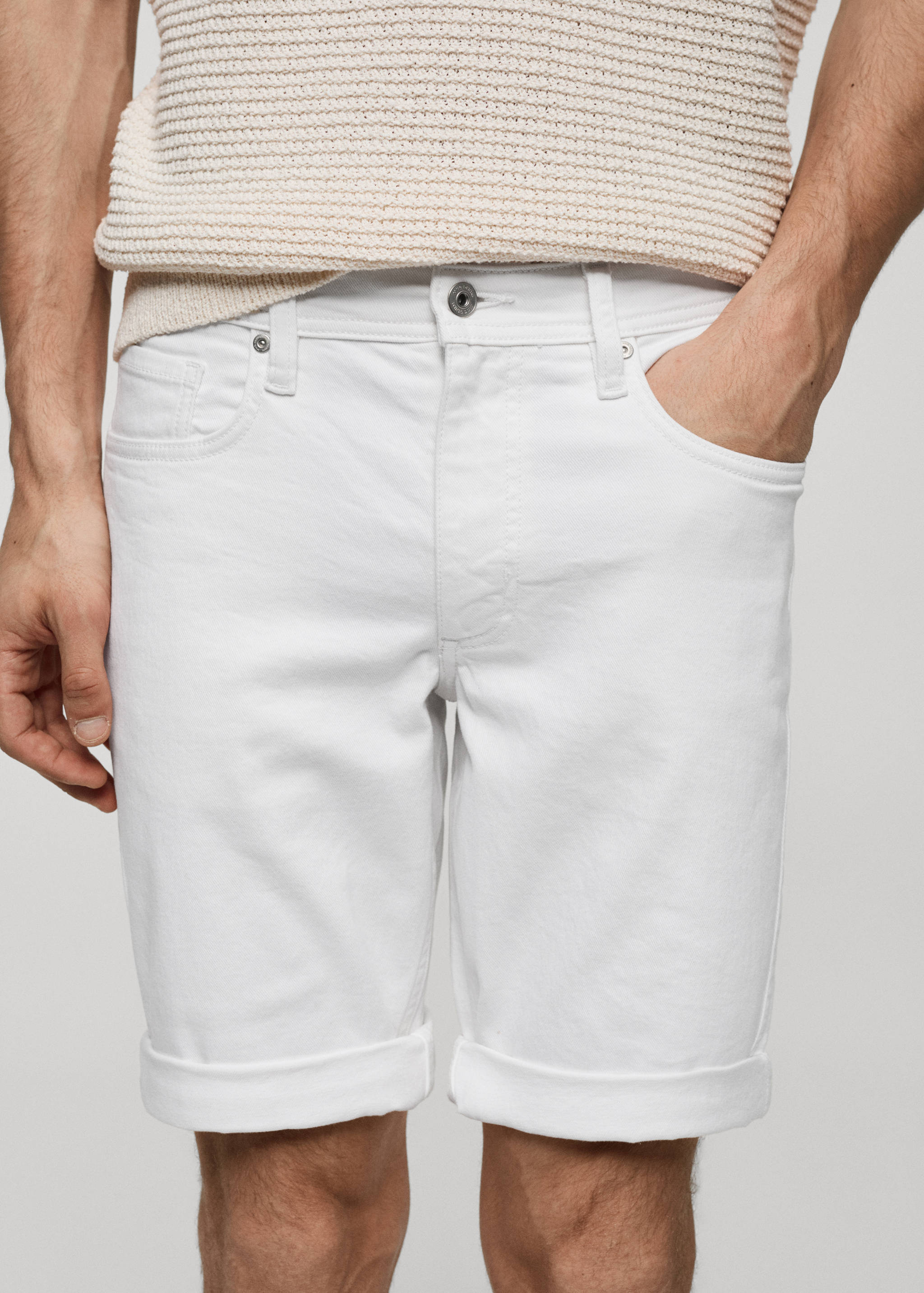 Bermuda en jean slim fit - Détail de l'article 1