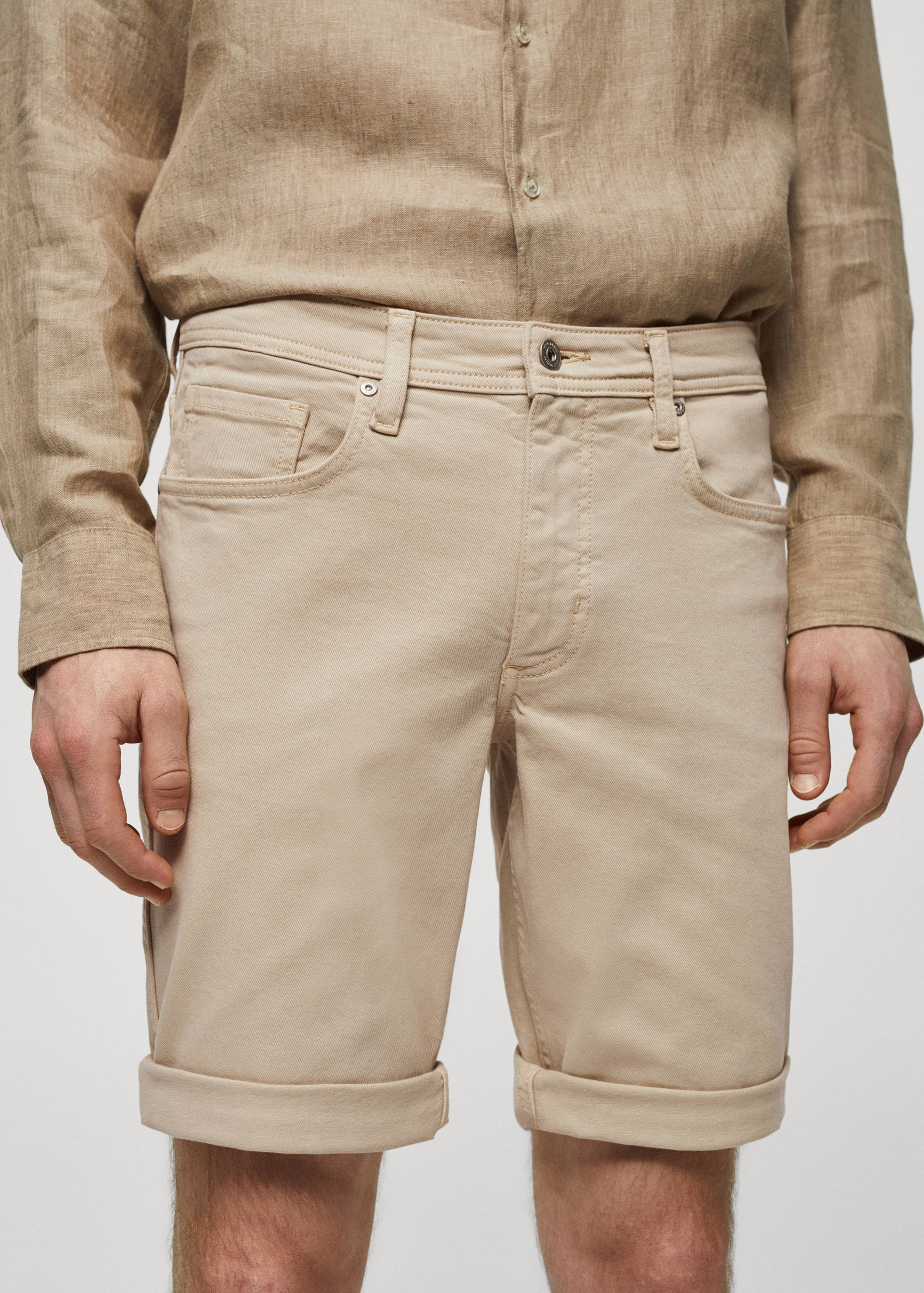 Bermuda en jean slim fit - Détail de l'article 1