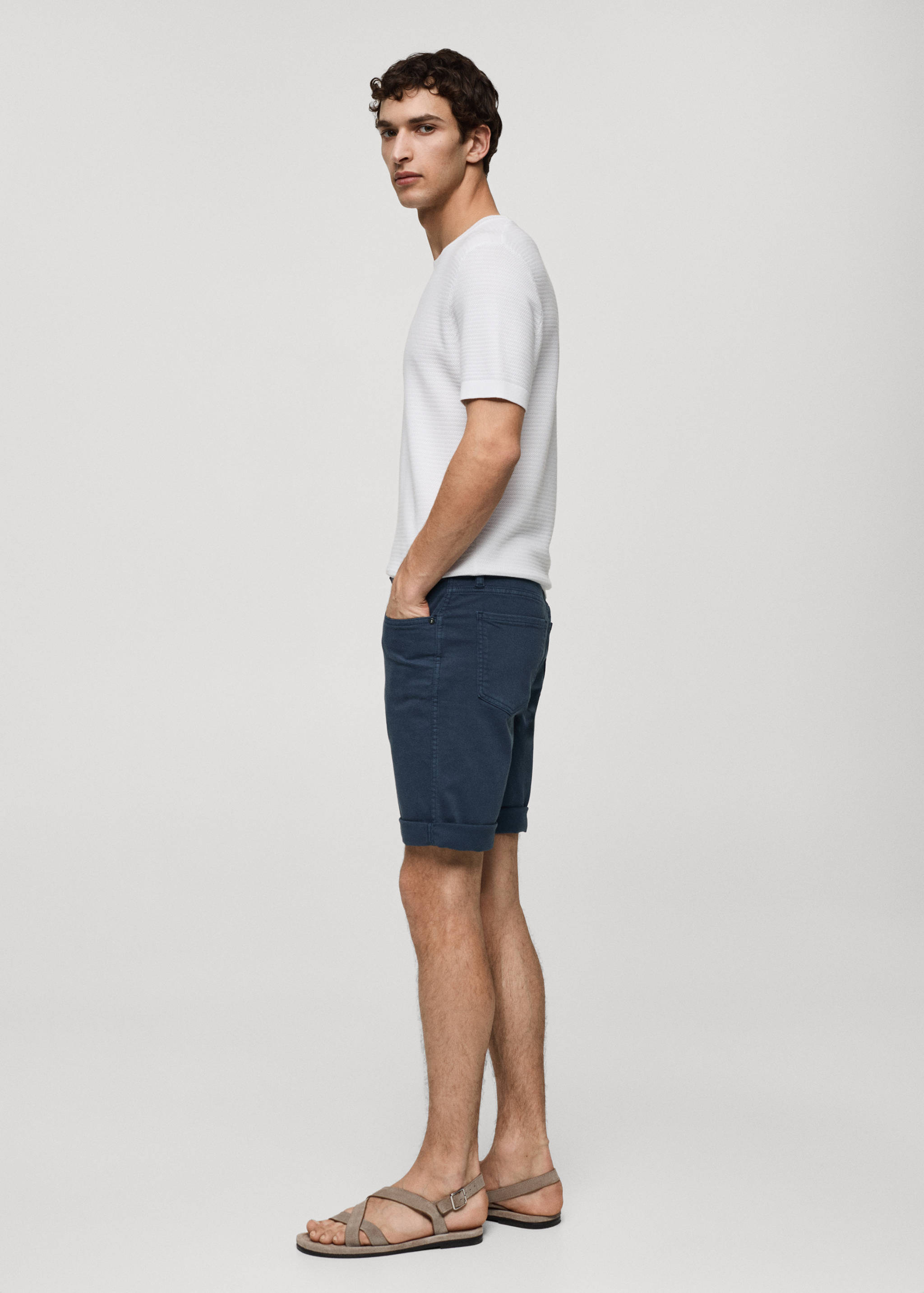 Bermuda en jean slim fit - Détail de l'article 2