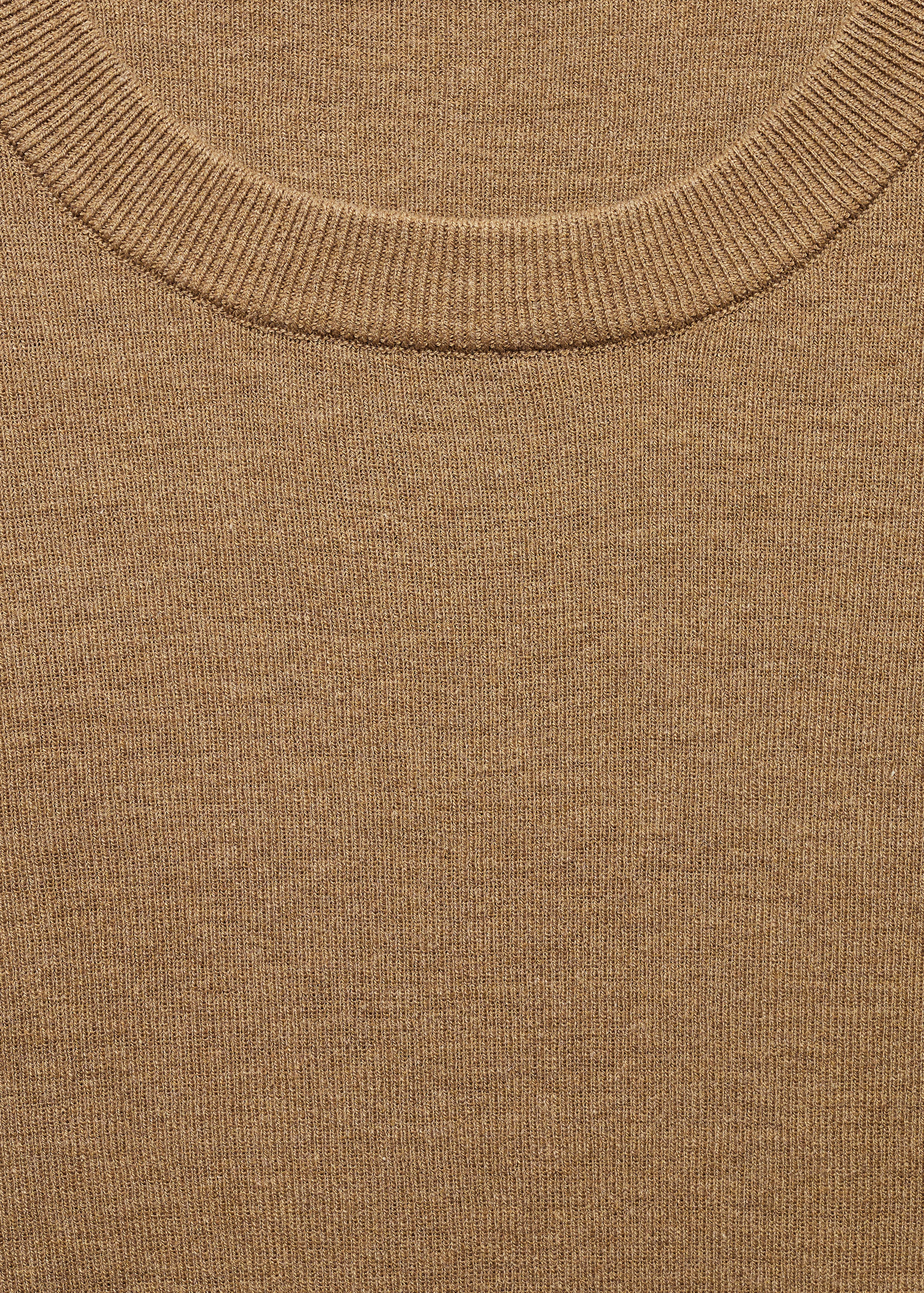 Cotton blend knitted t-shirt - Details of the article 8