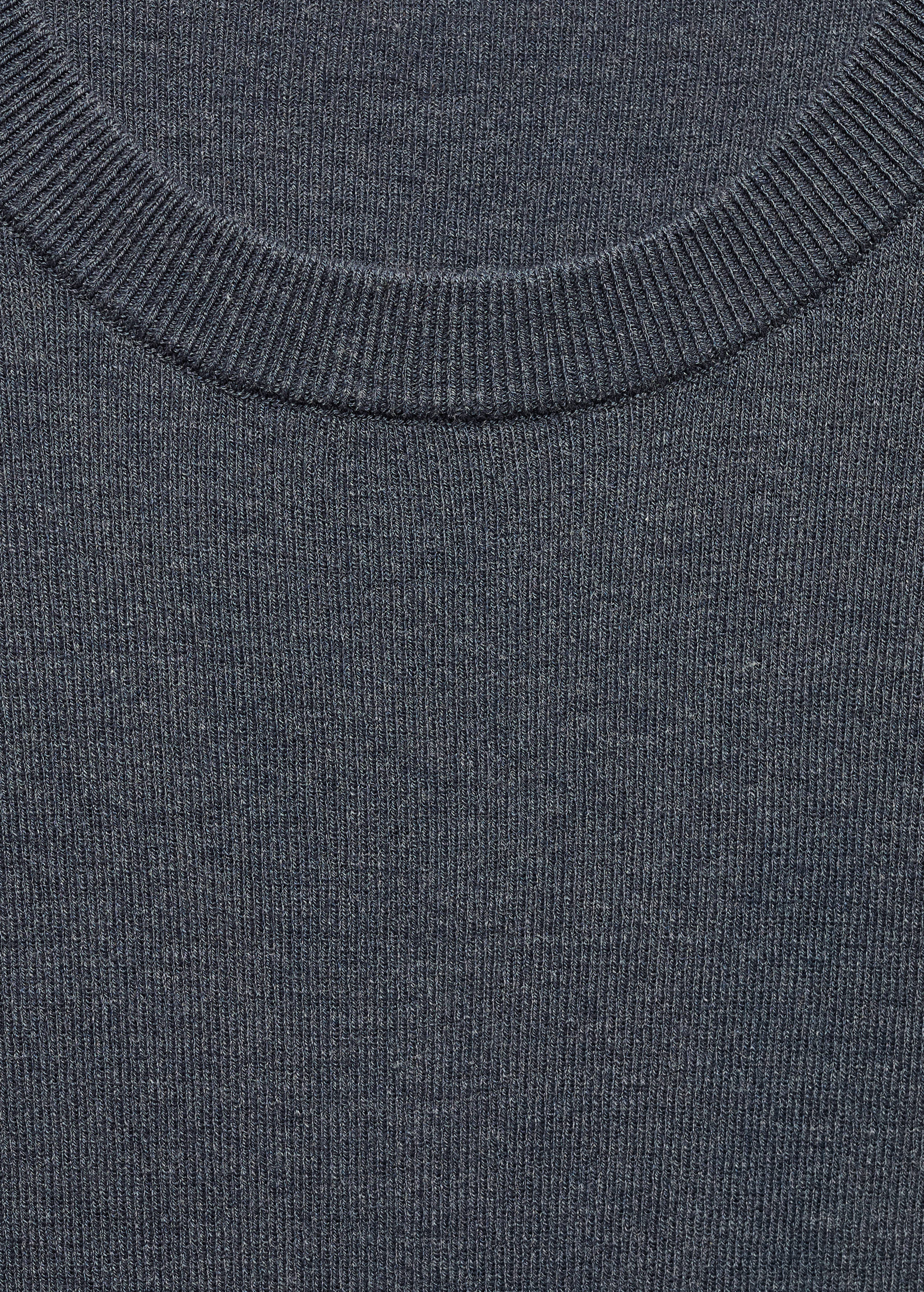 Cotton blend knitted t-shirt - Details of the article 8