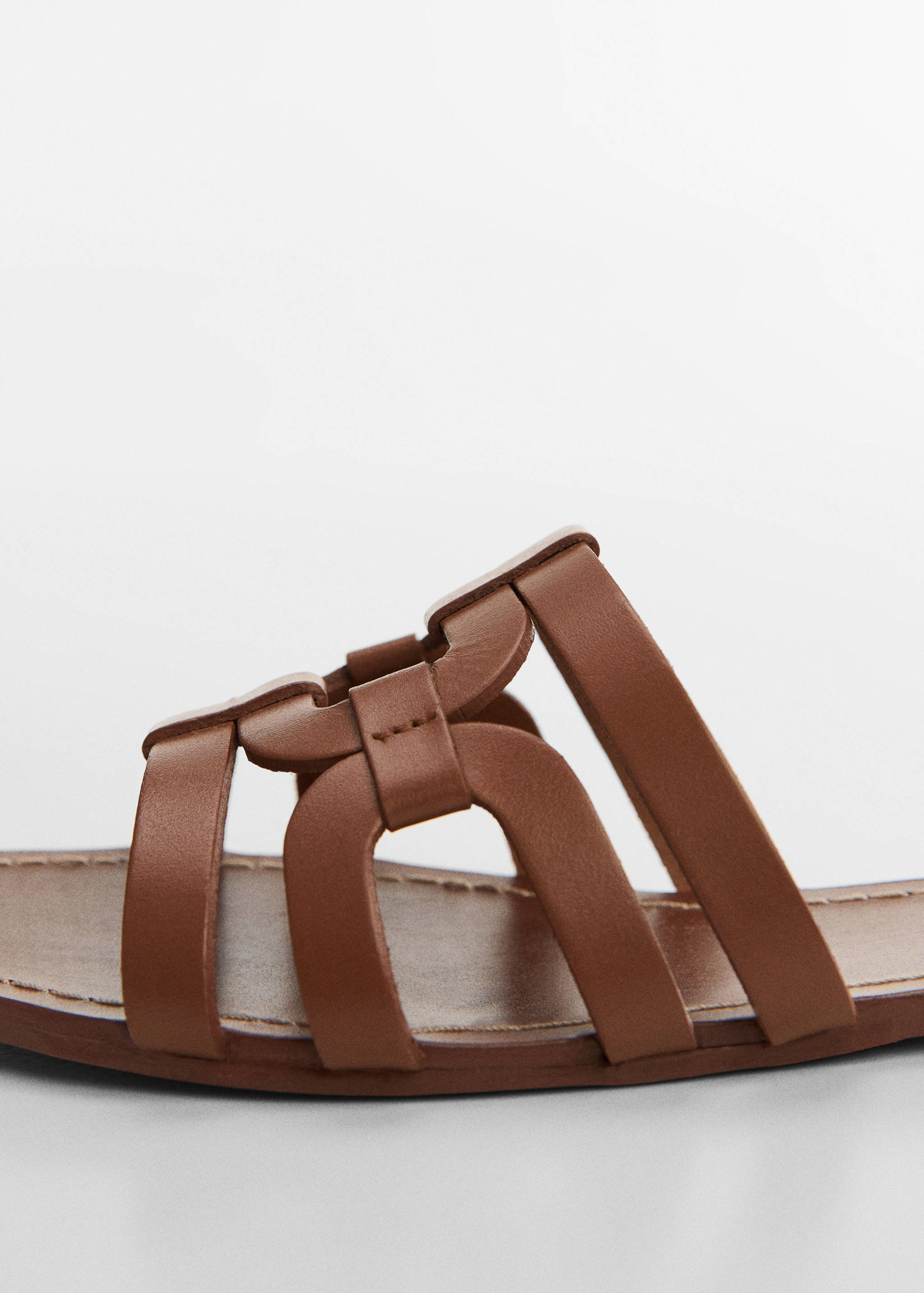 Кожаные сандалии с ремешками - Деталь изделия 2