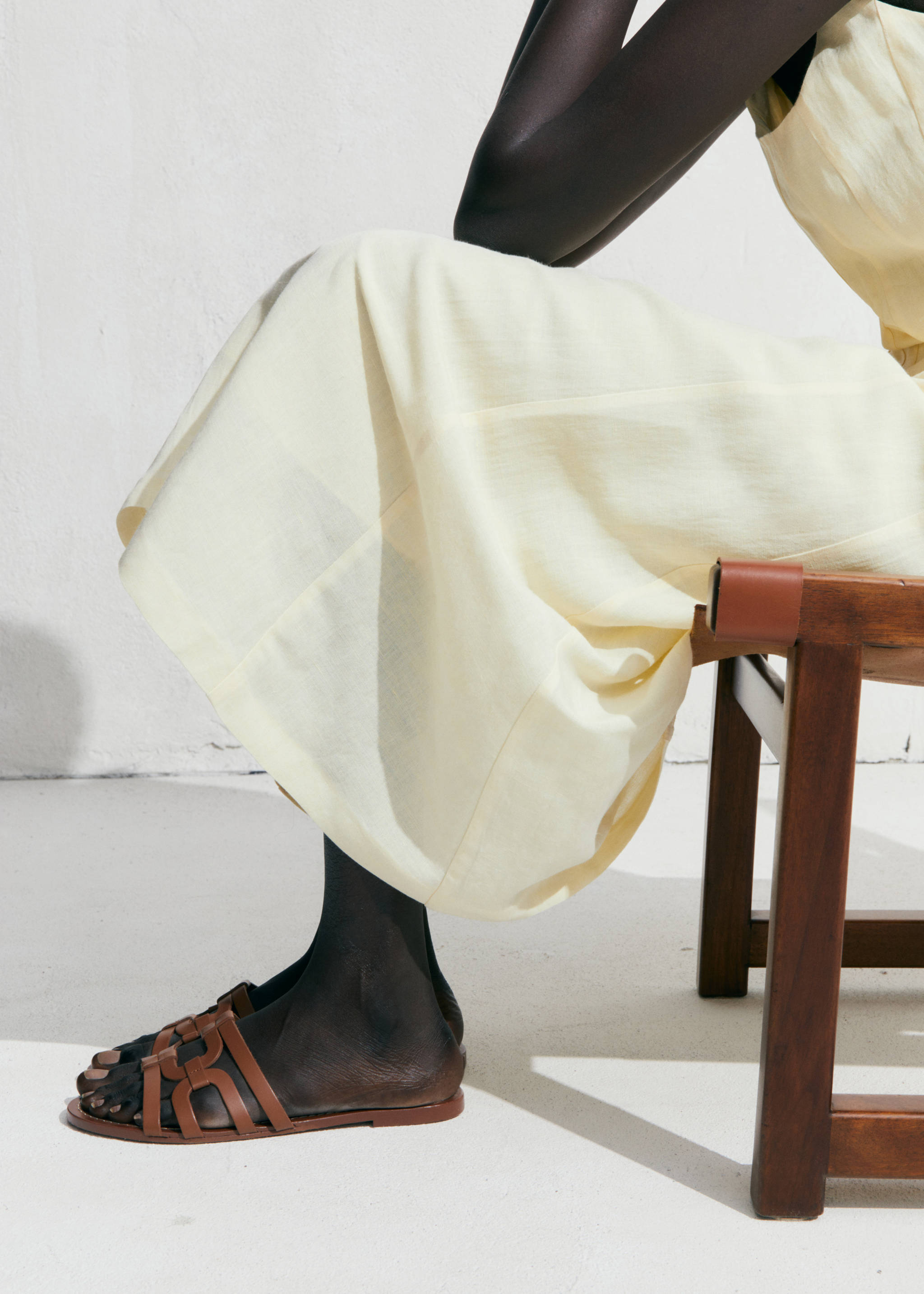 Кожаные сандалии с ремешками - Деталь изделия 9