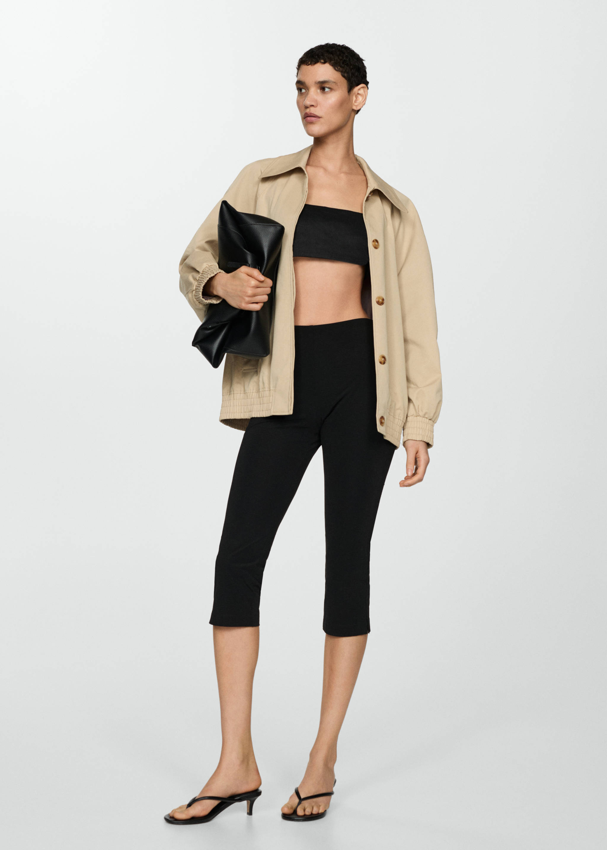 Kitten heel sandals - General plane