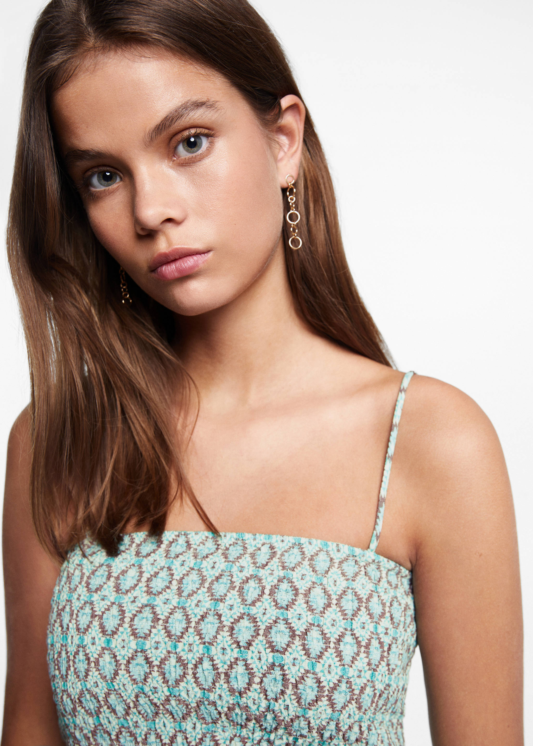 Printed strap top - Details of the article 1