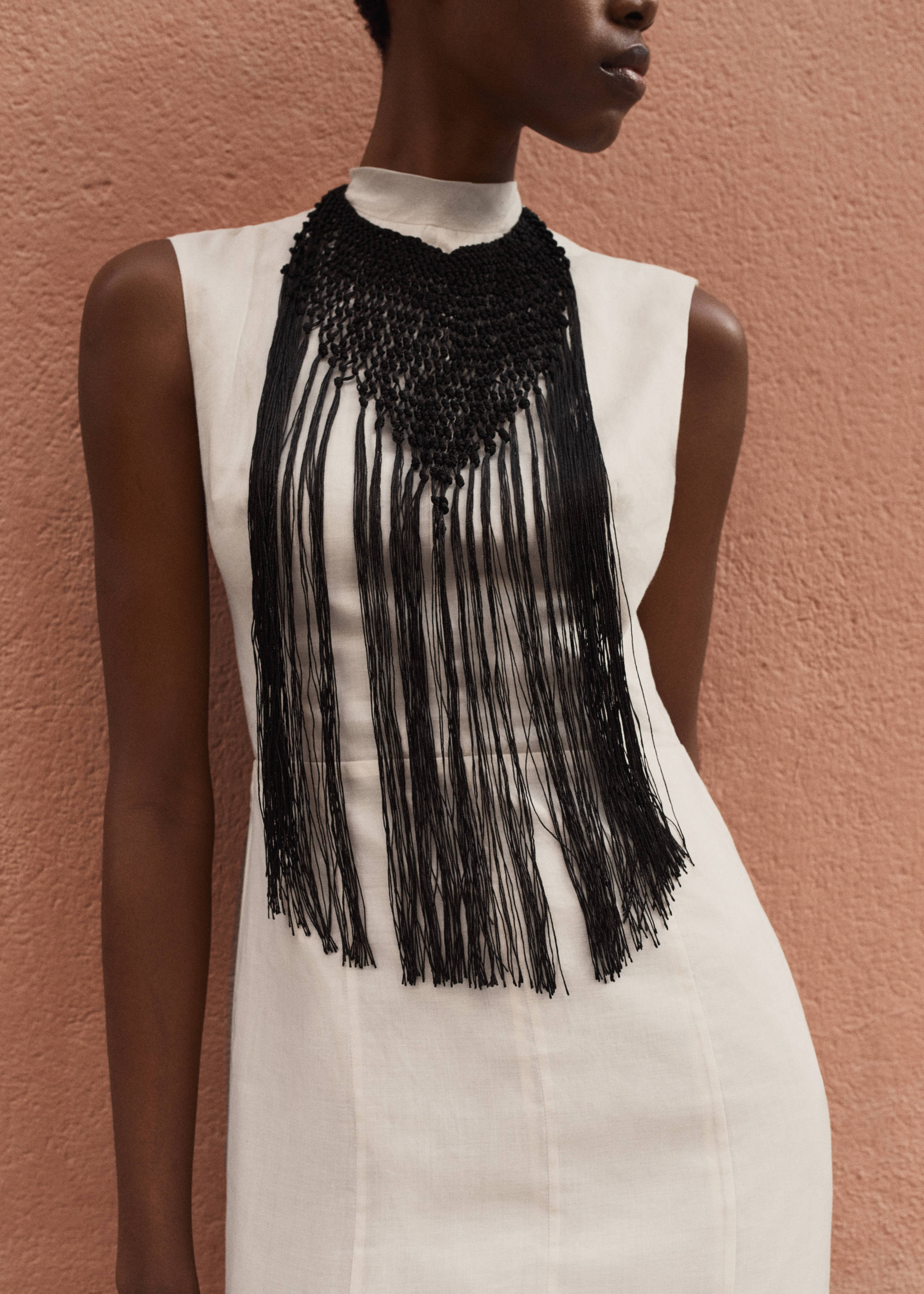 Püsküllü triko kolye - Ürün detayı 7